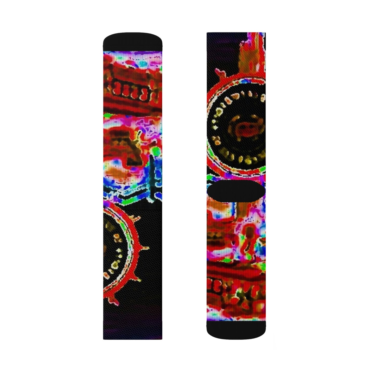 Sublimation Socks ... "No.9 Fishermen's Grotto - Fishermen's Wharf, SF, California" ... Family Archives: 1970's ... Original Works ...