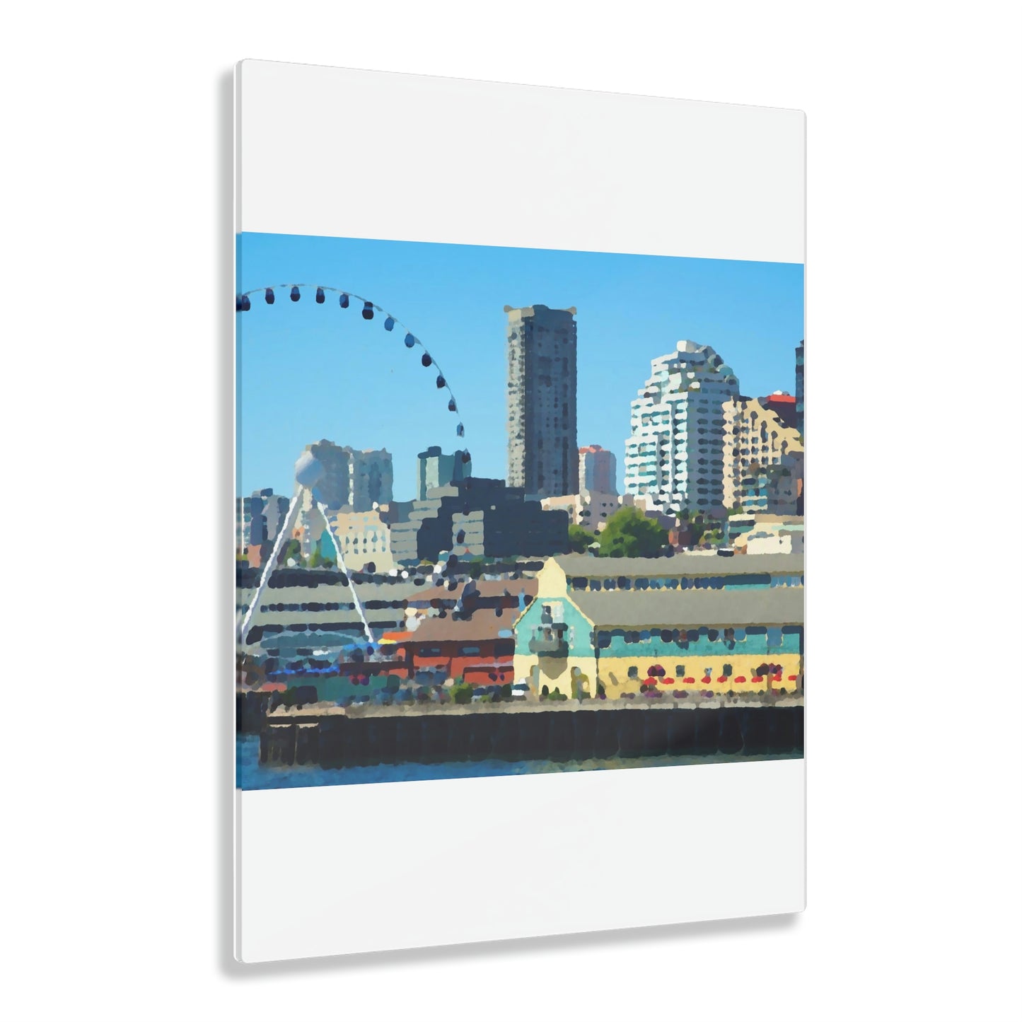 Acrylic Prints ... That Classic Wheel ... 'Seattle's Wheel' ... & Old Classic Waterside Vendors ...  'Family Archives' ... Original Works ...