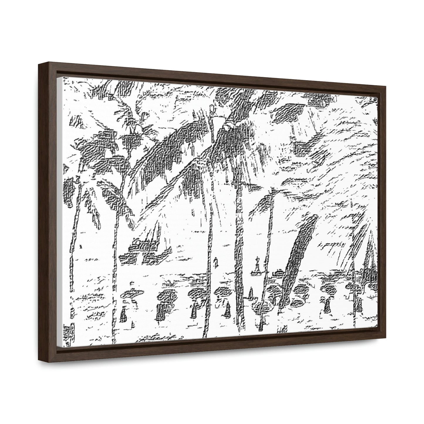 Gallery Canvas Wraps, Horizontal Frame ... "The Royal Hawai'ian: Waikiki Beach_Beach" ... Honolulu, HI ... Ocotber 2014 (Halloween) ... Original Works ...
