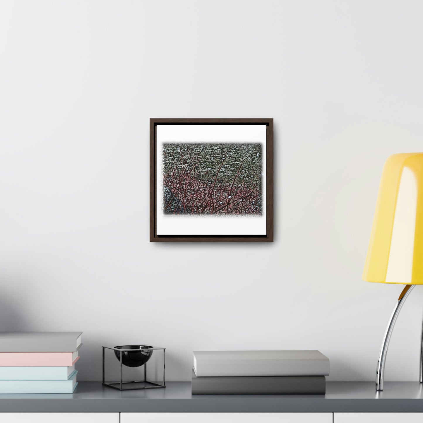 Gallery Canvas Wraps, Square Frame ... "A River Runs Through It" ... Red-Osier-Dogwood (Cornus Stonlifera 'Rubra') .. Original Works ... Central Idaho ...