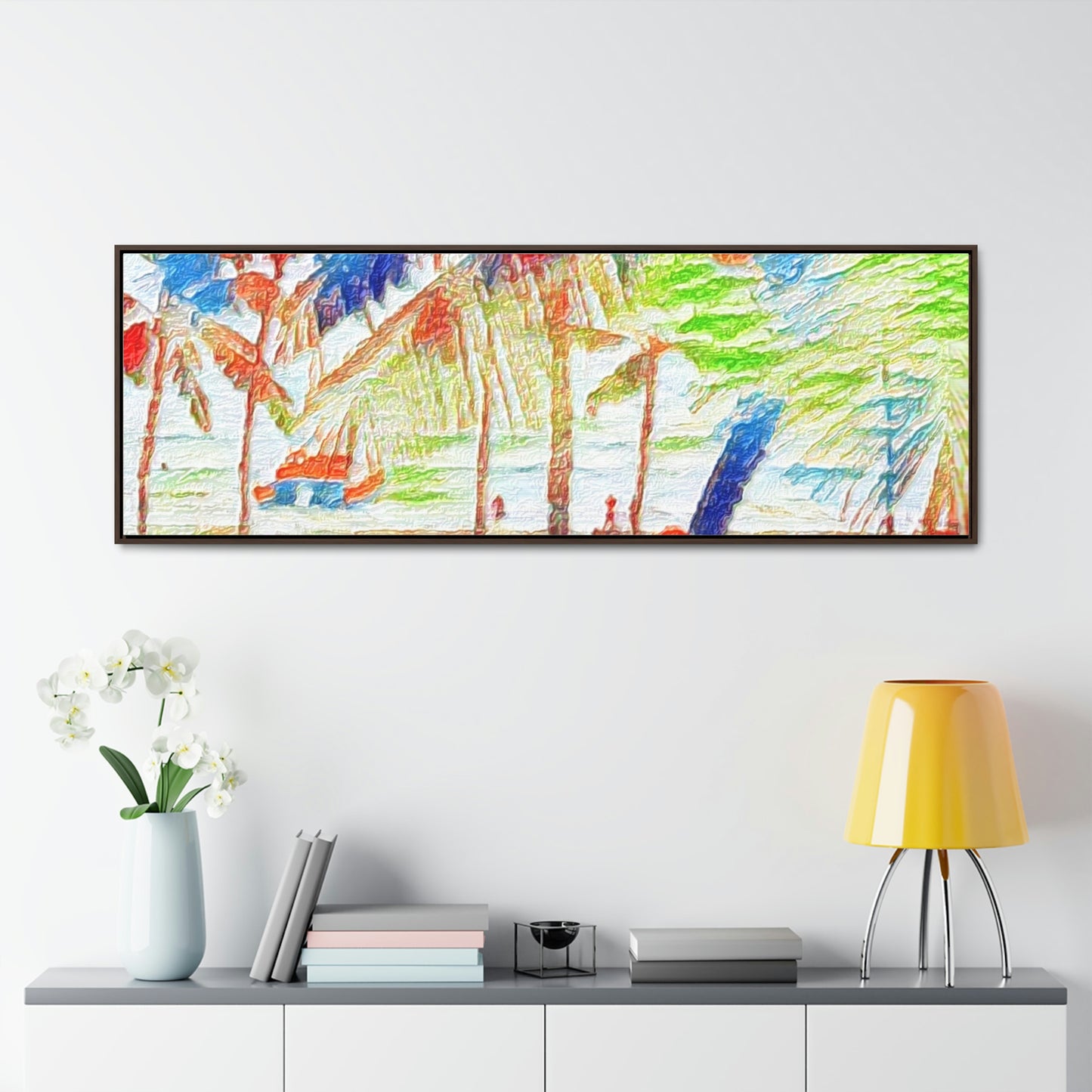 Gallery Canvas Wraps, Horizontal Frame ... "The Royal Hawai'ian: Waikiki Beach_Beach" ... Honolulu, HI ... Ocotber 2014 (Halloween) ... Original Works ...