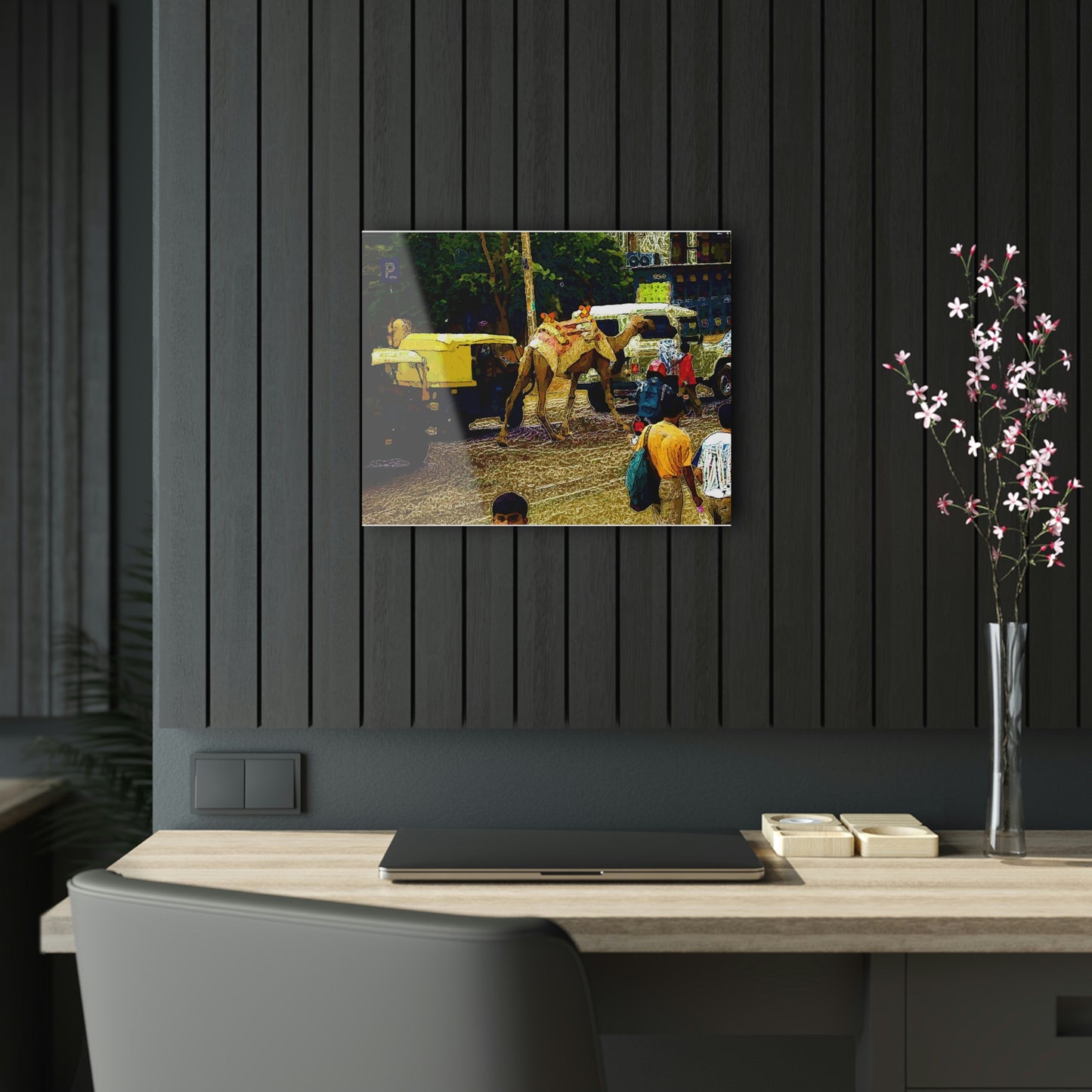 Acrylic Prints ... "Truckin'-Up-To-Buffalo ... 'Oops - Wrong Country' ... Truckin'-Up-To-New Delll -'E' ... " ... (Delhi, India) ... 5July2007. Original Works ...