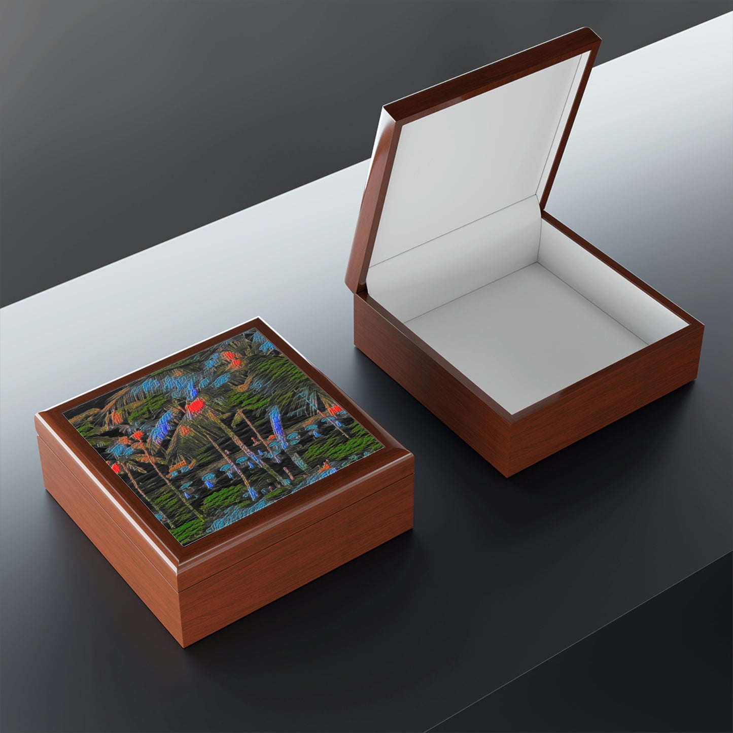 Jewelry Box ... "The Royal Hawai'ian: Waikiki Beach_Beach" ... Honolulu, HI ... Ocotber 2014 (Halloween) ... Original Works ...