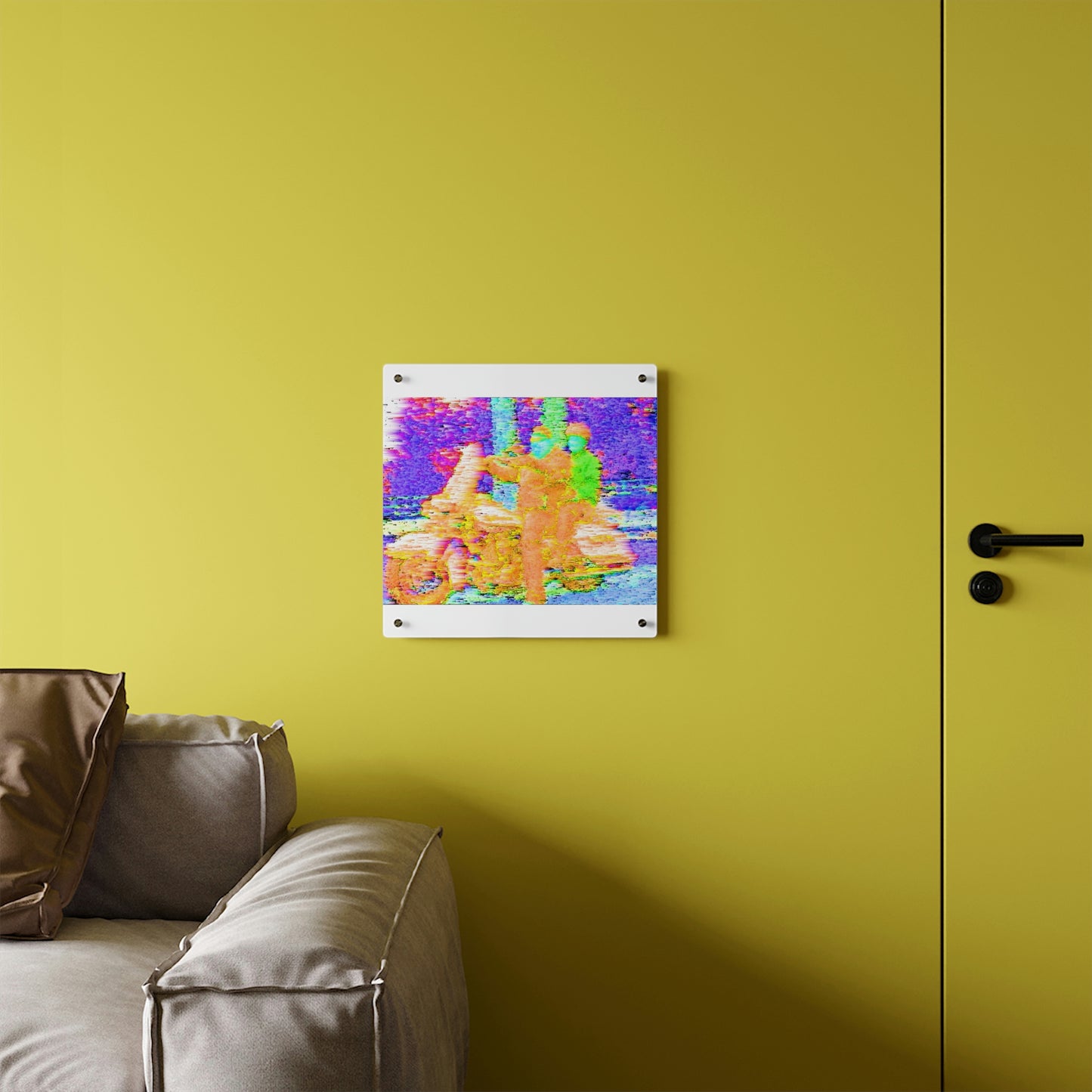 Acrylic Wall Art Panels ... "Hang On Babe ... Fuel Level's Low ... 'Gotta Hit The Juice For A Bit ... Expect 150mph For-A-Stretch'  " ... Original Works ...