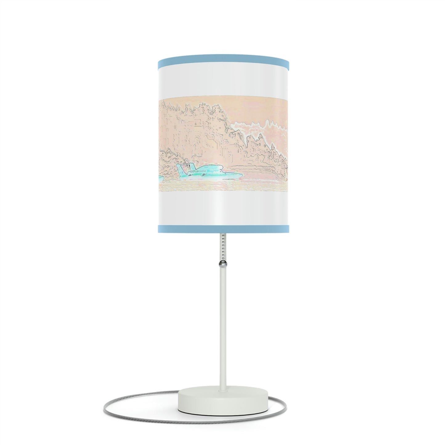 Lamp on a Stand, US|CA plug ... Seattle Columbia Cup On Lake Washington ... "Dave Wilcox Heads For The Win" ... Associate Gift-Photo ... Original Works ...