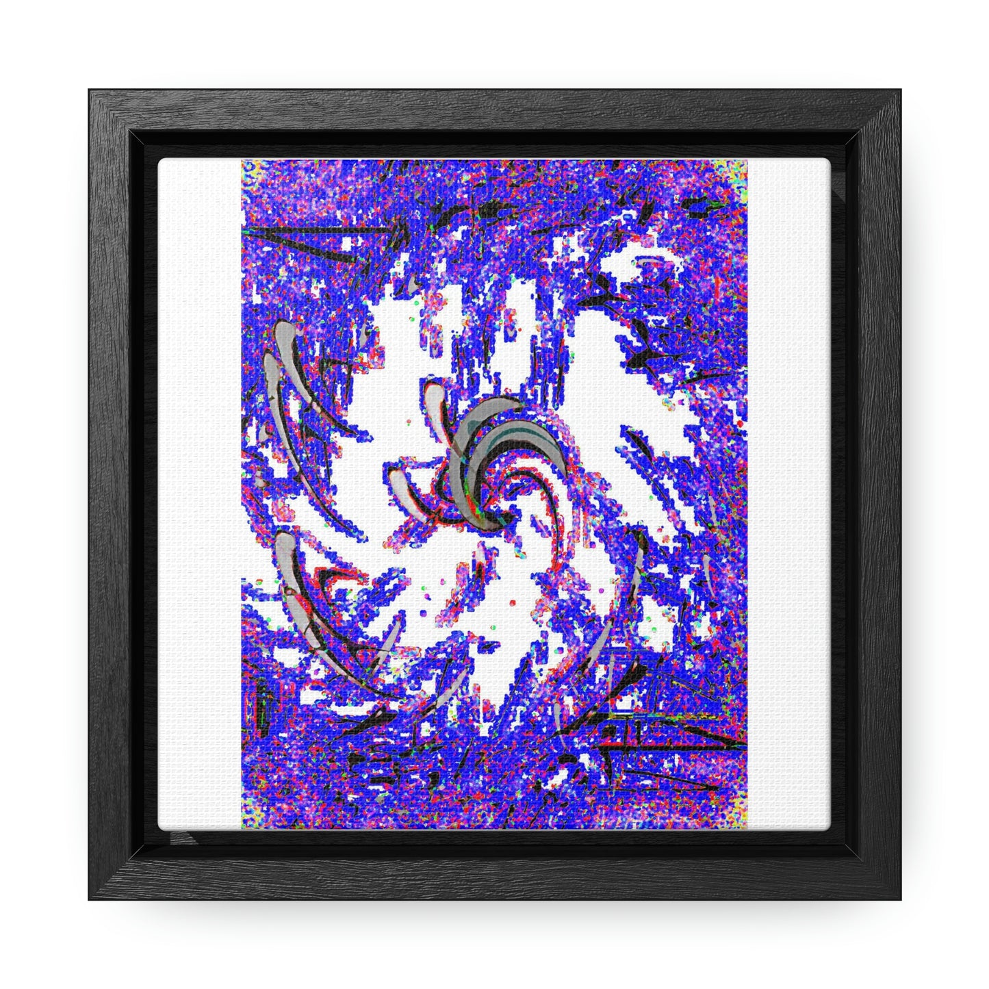 Gallery Canvas Wraps, Square Frame ... "Waning Moon" ... Central Idaho ... October 2022 ... Rendering Time: 22 Hours ... Original Works ...