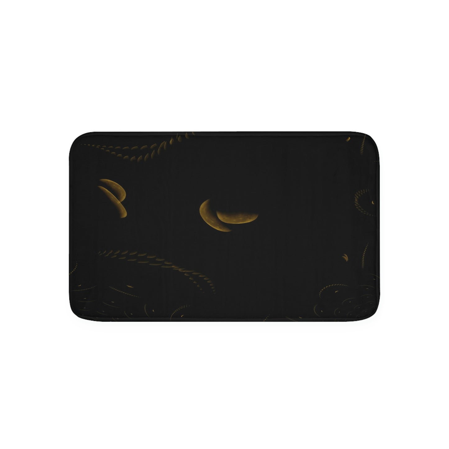 Memory Foam Bath Mat ... Regardez-La-Lune ... "One Shot: Moon Only: Processed 16 Hours ..." ...