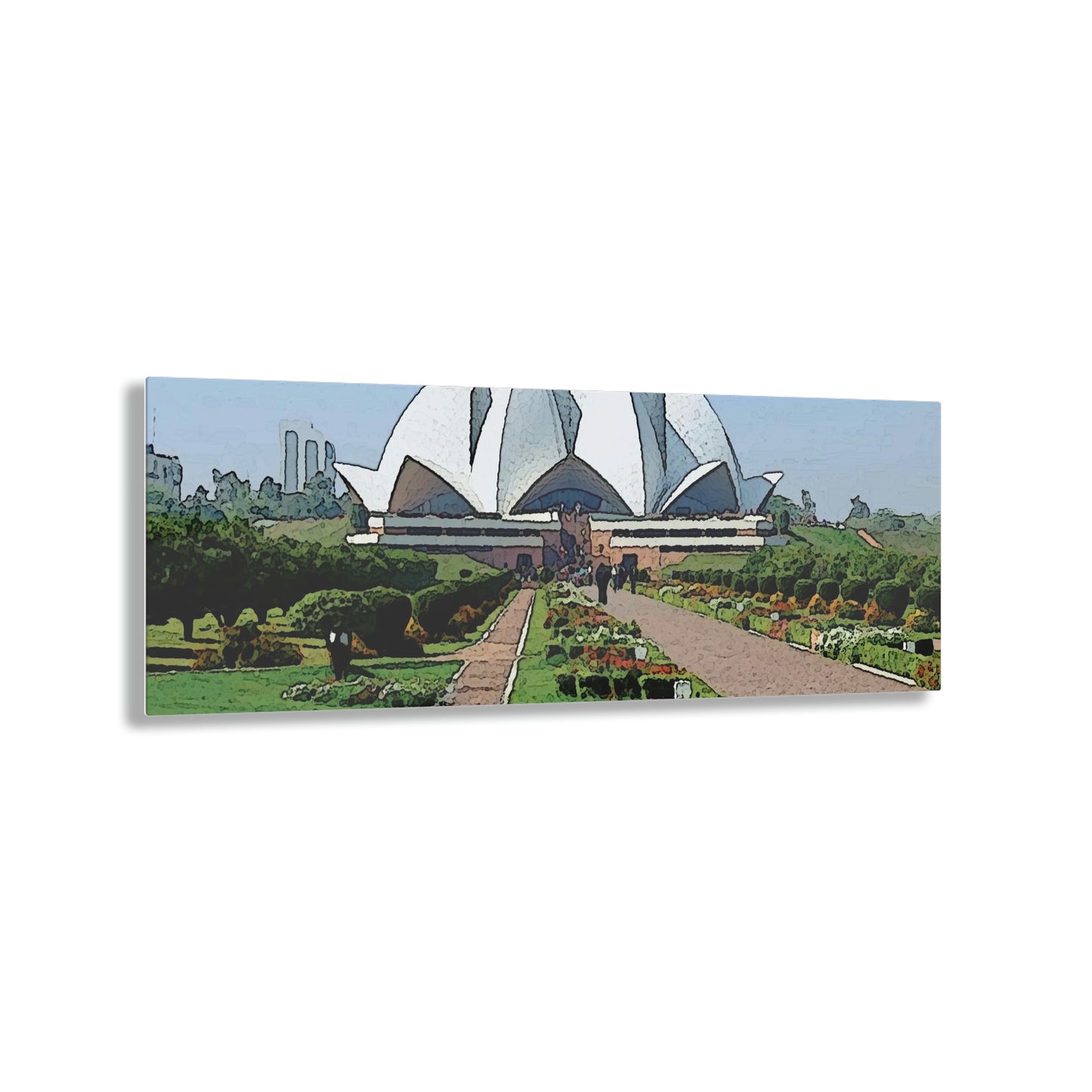 Acrylic Prints ... 'Bahai'i House-Of-Worship' ... "Lotus Temple: Delhi, India, 2008" ... Original Works ...