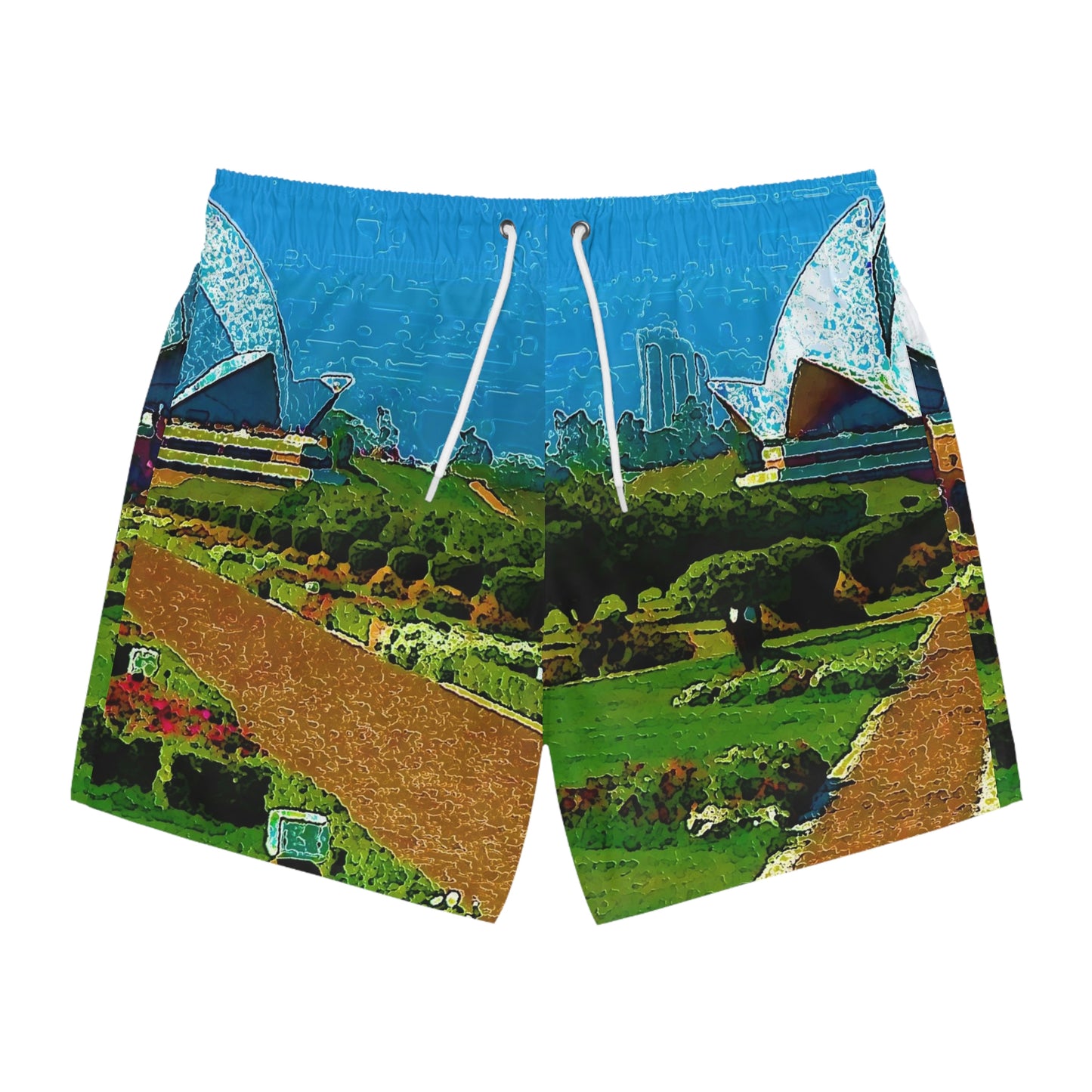 Swim Trunks ... 'Bahai'i House-Of-Worship' ... "Lotus Temple: Delhi, India, 2008" ... Original Works ...