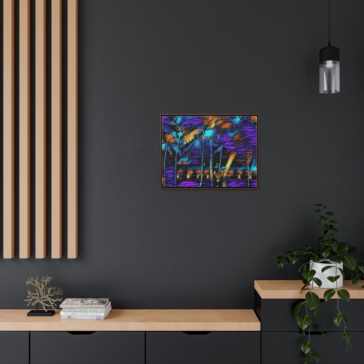 Gallery Canvas Wraps, Horizontal Frame ... "The Royal Hawai'ian: Waikiki Beach_Beach" ... Honolulu, HI ... Ocotber 2014 (Halloween) ... Original Works ...