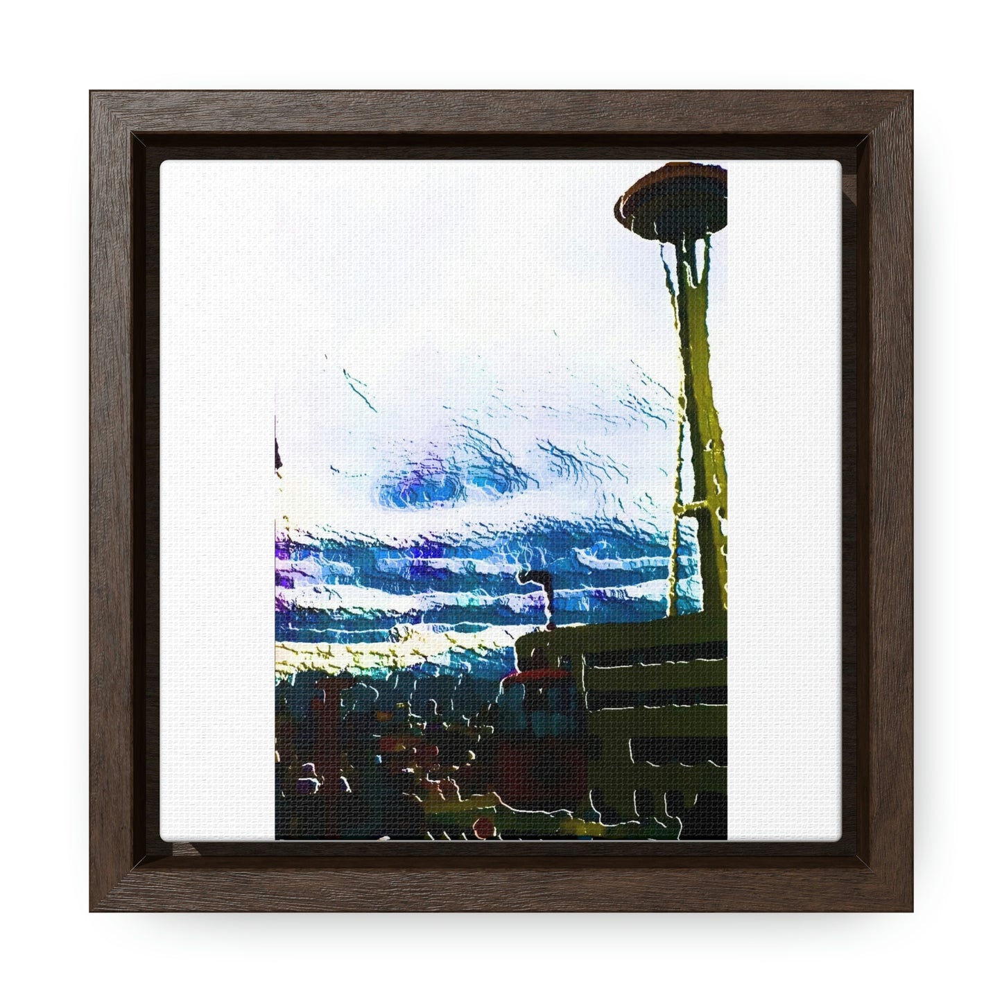 Gallery Canvas Wraps, Square Frame ... Air Tram-Way Gondola & Seattle Space Needle: Seattle World's Fair: 1962 ... Original Works ...