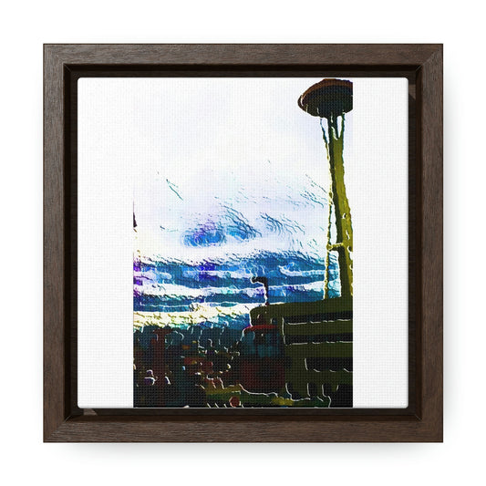 Gallery Canvas Wraps, Square Frame ... Air Tram-Way Gondola & Seattle Space Needle: Seattle World's Fair: 1962 ... Original Works ...