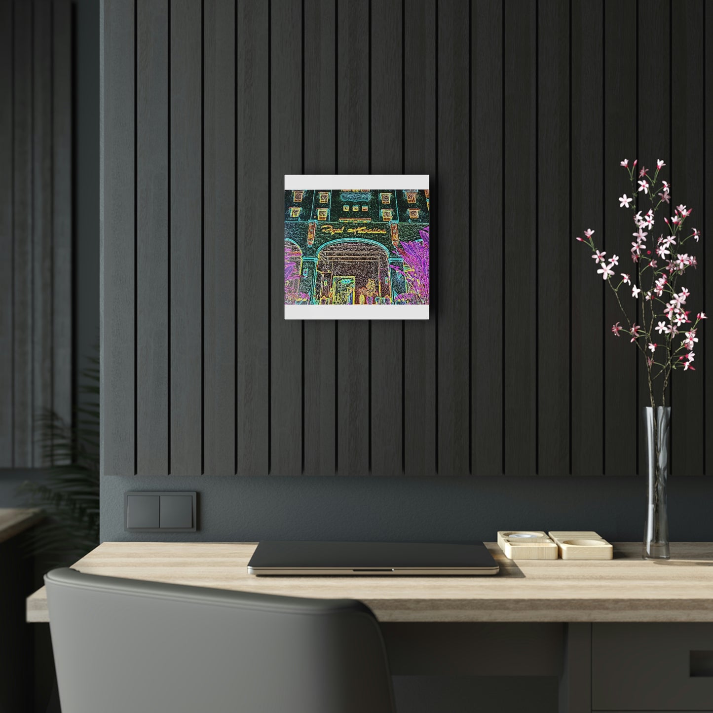 Acrylic Prints ...  "La Grande Entree" At: 'The Pink Palace' ... The Royal Hawai'ian ... Honolulu, HI ... '27Oct2014' ... Original Works ...