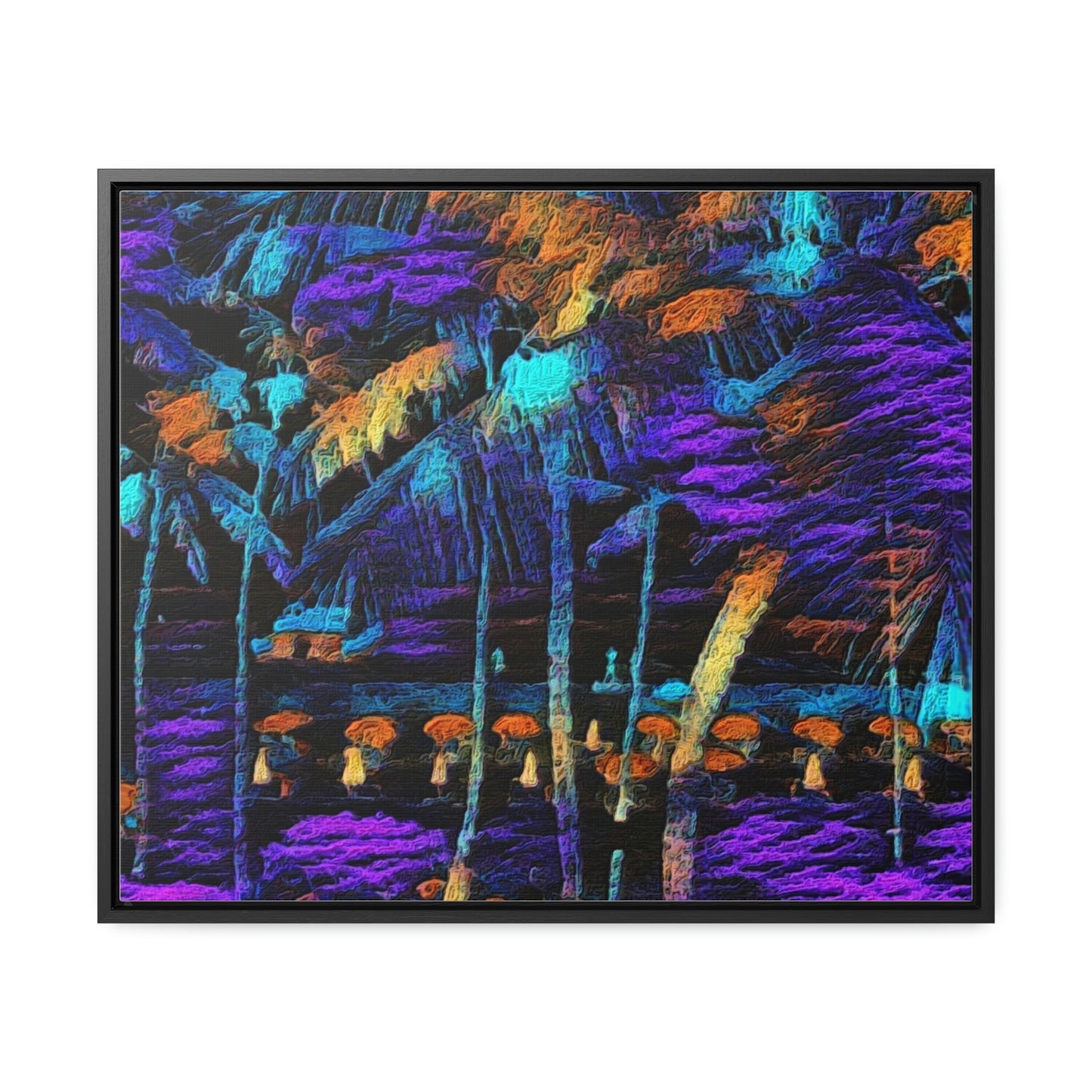 Gallery Canvas Wraps, Horizontal Frame ... "The Royal Hawai'ian: Waikiki Beach_Beach" ... Honolulu, HI ... Ocotber 2014 (Halloween) ... Original Works ...