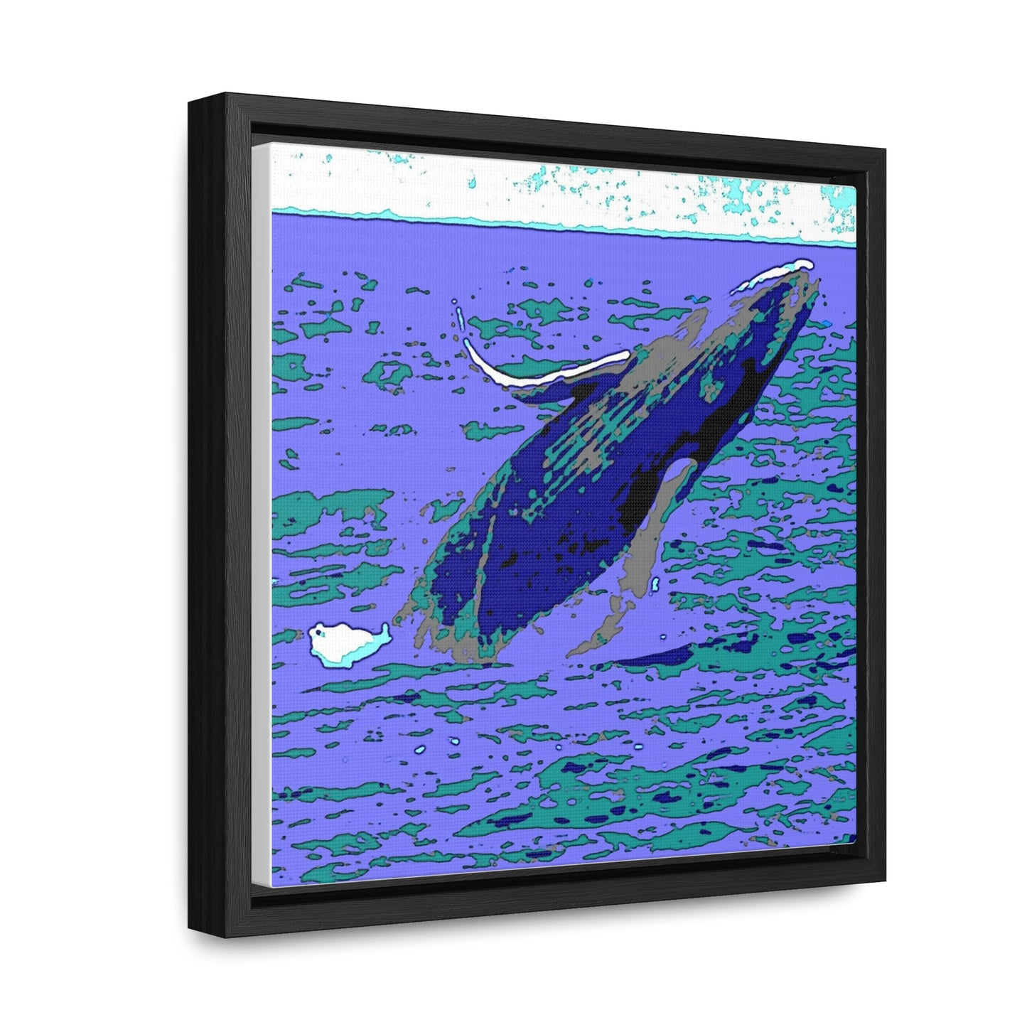 Gallery Canvas Wraps, Square Frame ... Baby Humpback Breaching ... Maui, HI: April 2022 ... "Family Archives: KPH" ... Original Works ...