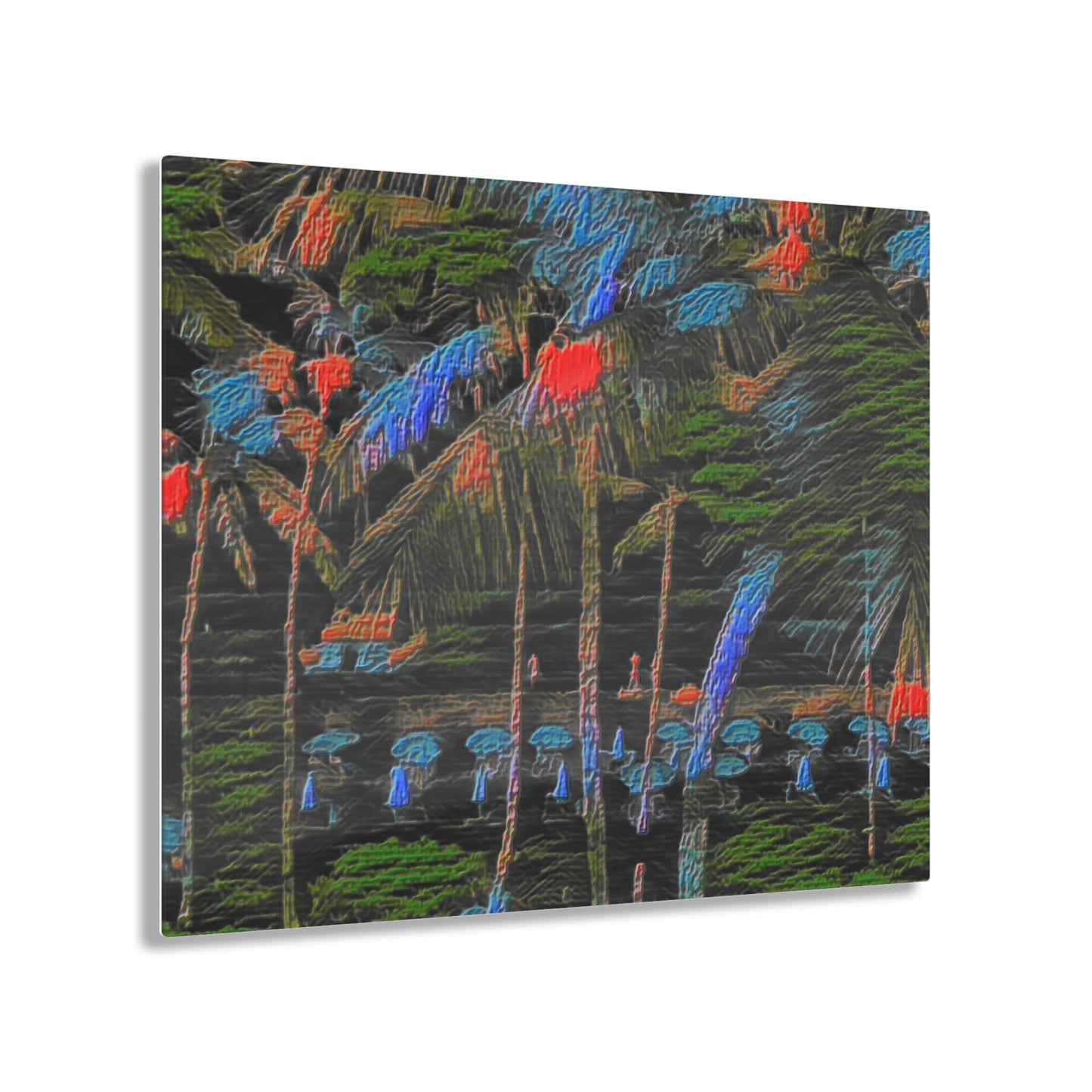 Acrylic Prints ... "The Royal Hawai'ian: Waikiki Beach_Beach" ... Honolulu, HI ... Ocotber 2014 (Halloween) ... Original Works ...