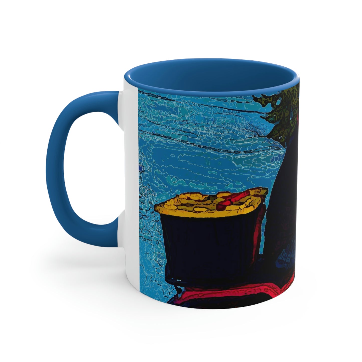 Accent Coffee Mug, 11oz ... There's 2-Wheelin ... There's 4-Wheelin ... 'And-Of-Course' ... "There's 3-Wheelin-In-The-Snow" ...  Original Works ...