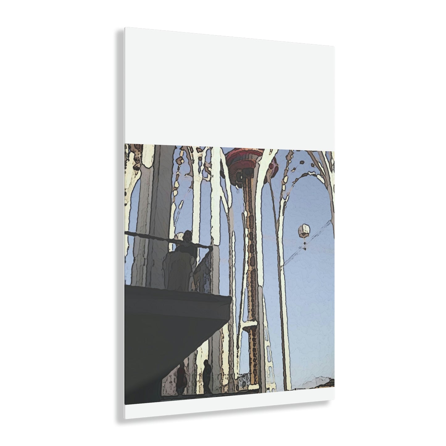 Acrylic Prints ... "Seattle World's Fair ... 1962" ... Space Needle 'Through-The-Arches' ... Family Archives ... Original Works ...