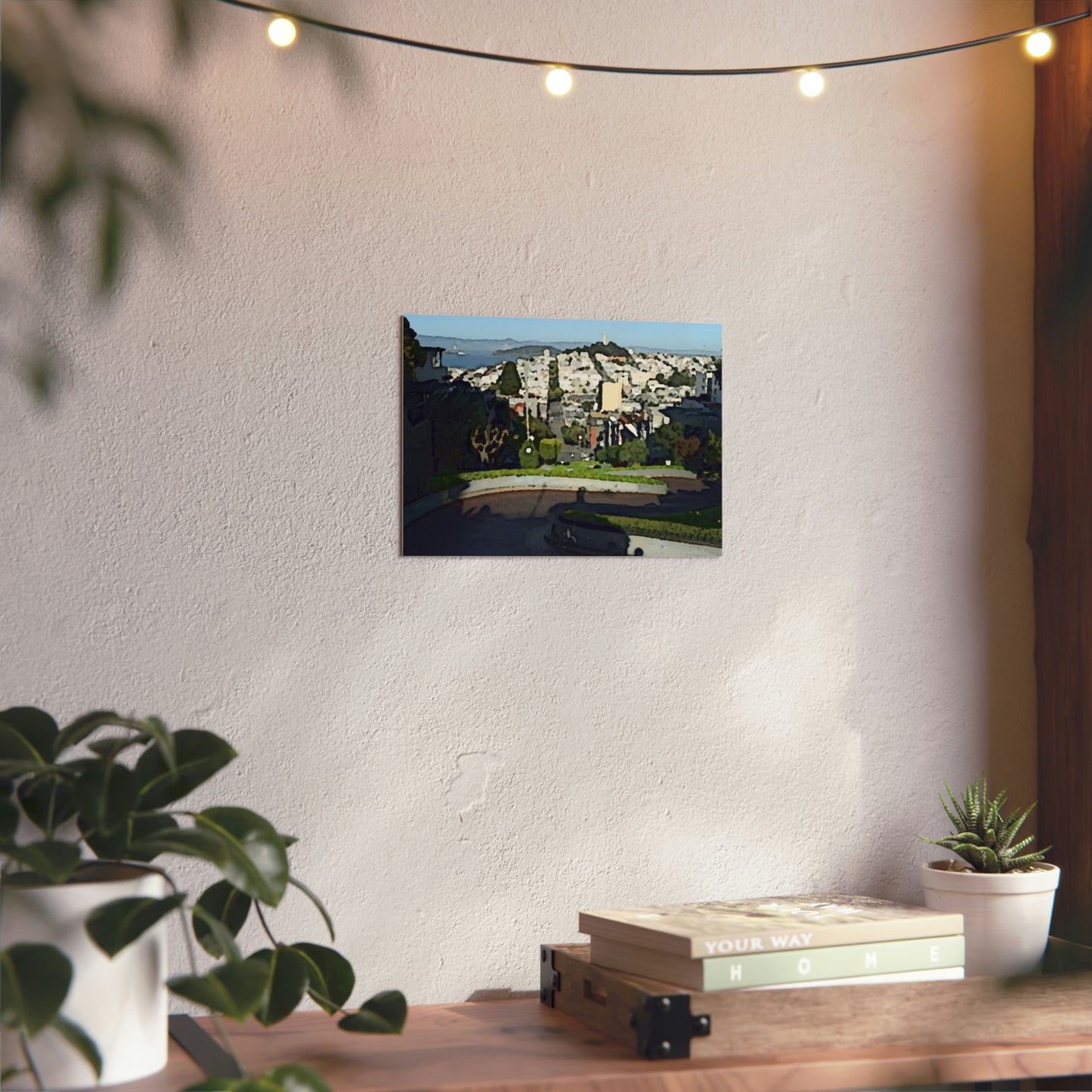 Aluminum Composite Panels ... "A Very Curvy Road With Outstanding Views" ... 'Keep You Eyes On The Road!' ... Lombard St, SF, California ... Family Archives (Father) ... Original Works ...