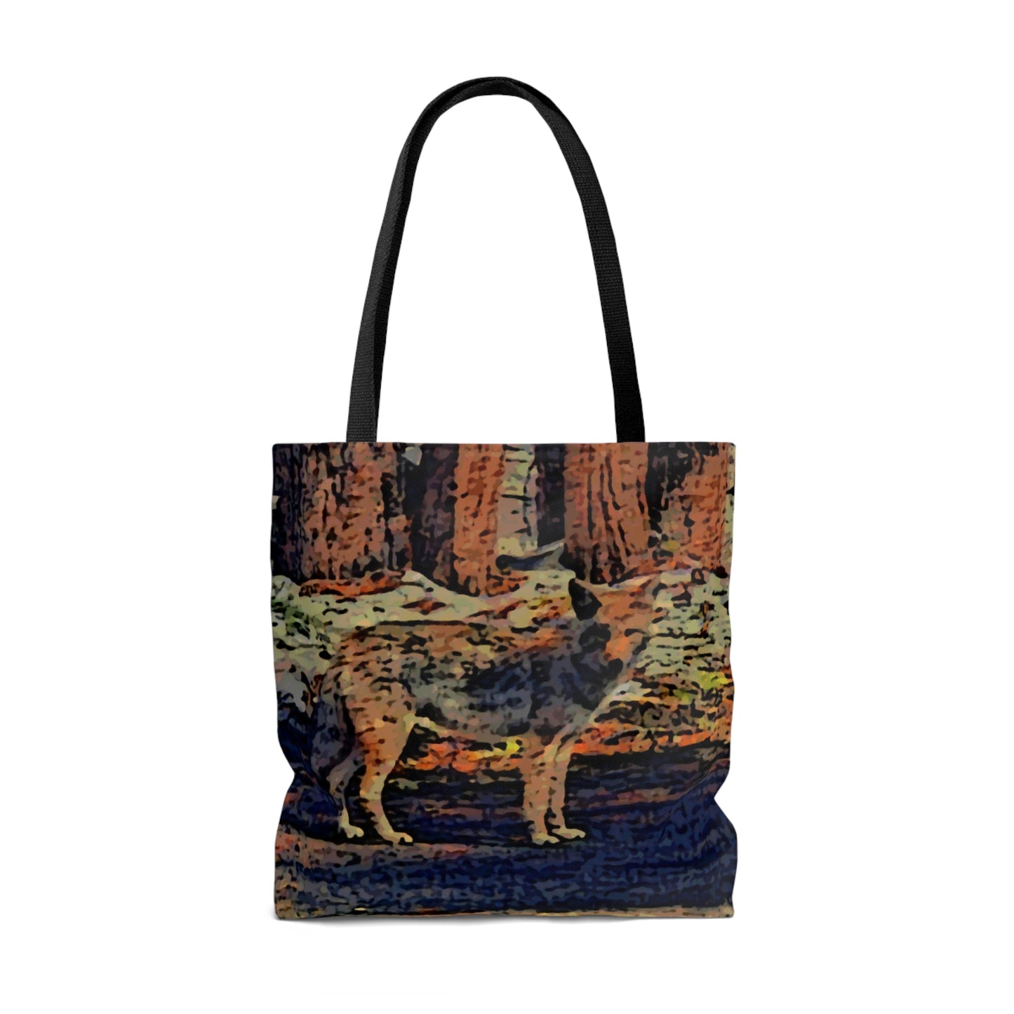 Tote Bag (AOP) ... Coyote ... "Yosemite Valley: Circa May23 ... KPH Base Photo" ... Original Works ...
