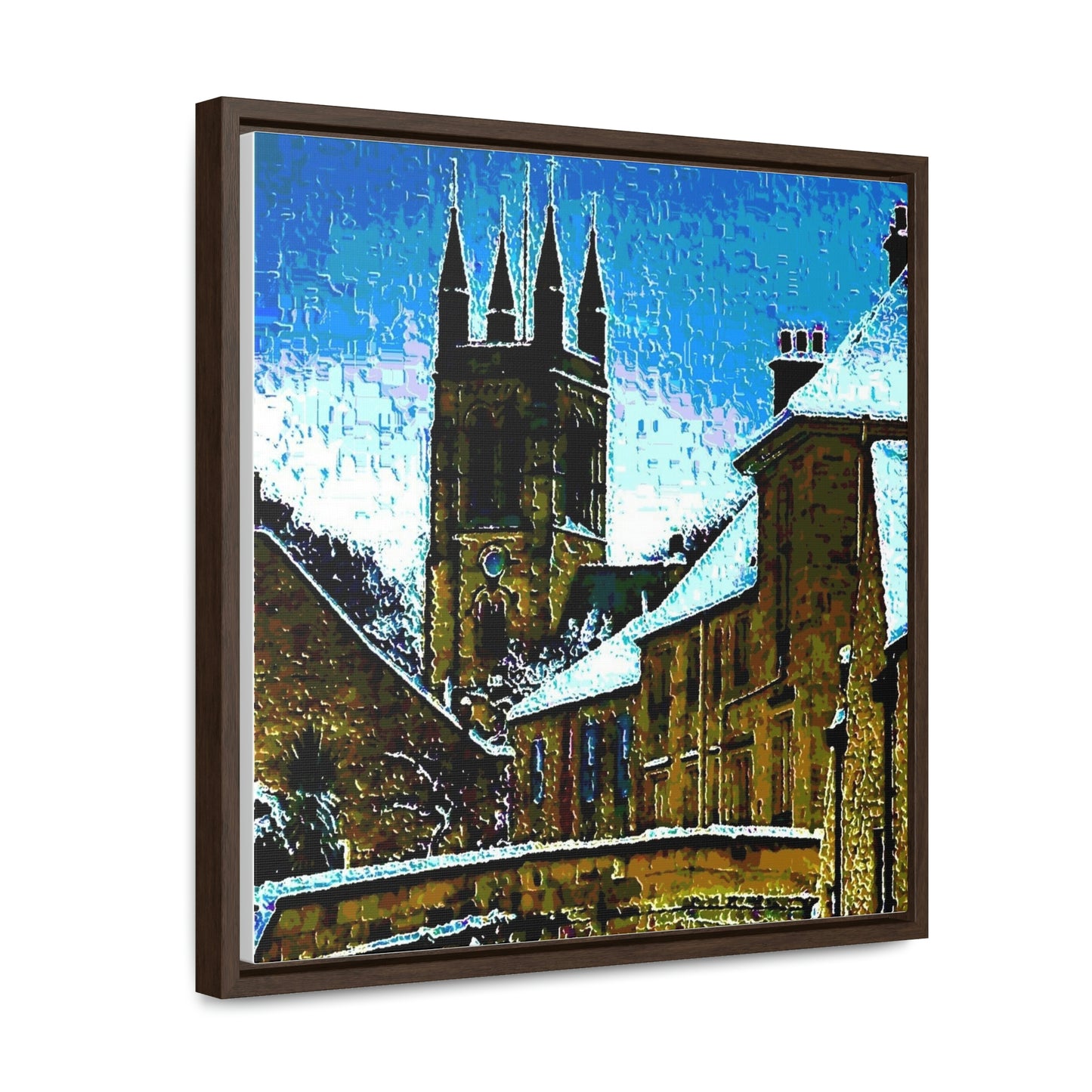 Gallery Canvas Wraps, Square Frame ... Walikng The Streets & Alleys ... 'Strolling The Canals ... '  ... Original Works  ...