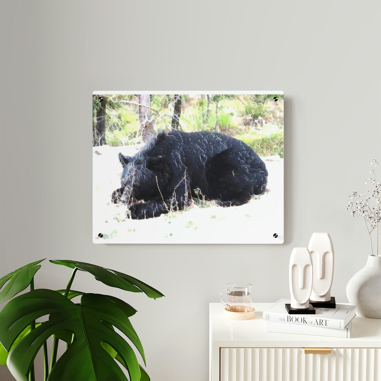 Acrylic Wall Art Panels ... RCY: "Rhett Creek Yogi ... '500 Lbs Of Autumn Season Hunger' ..."  ... September 2022 ... Central Idaho ... Original Works ...