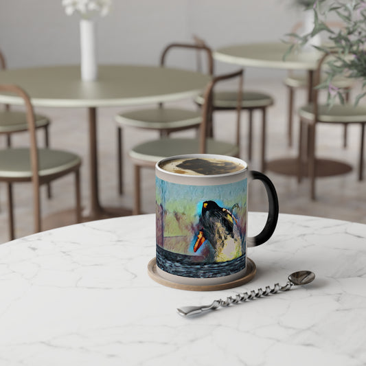 Color-Changing Mug, 11oz ... An Extraordinary Humpback Breach ... 'With Explosive Energy' ... Family Archives (KPH) ... Circa: 21st Century. Maui, HI ... Original Works ...