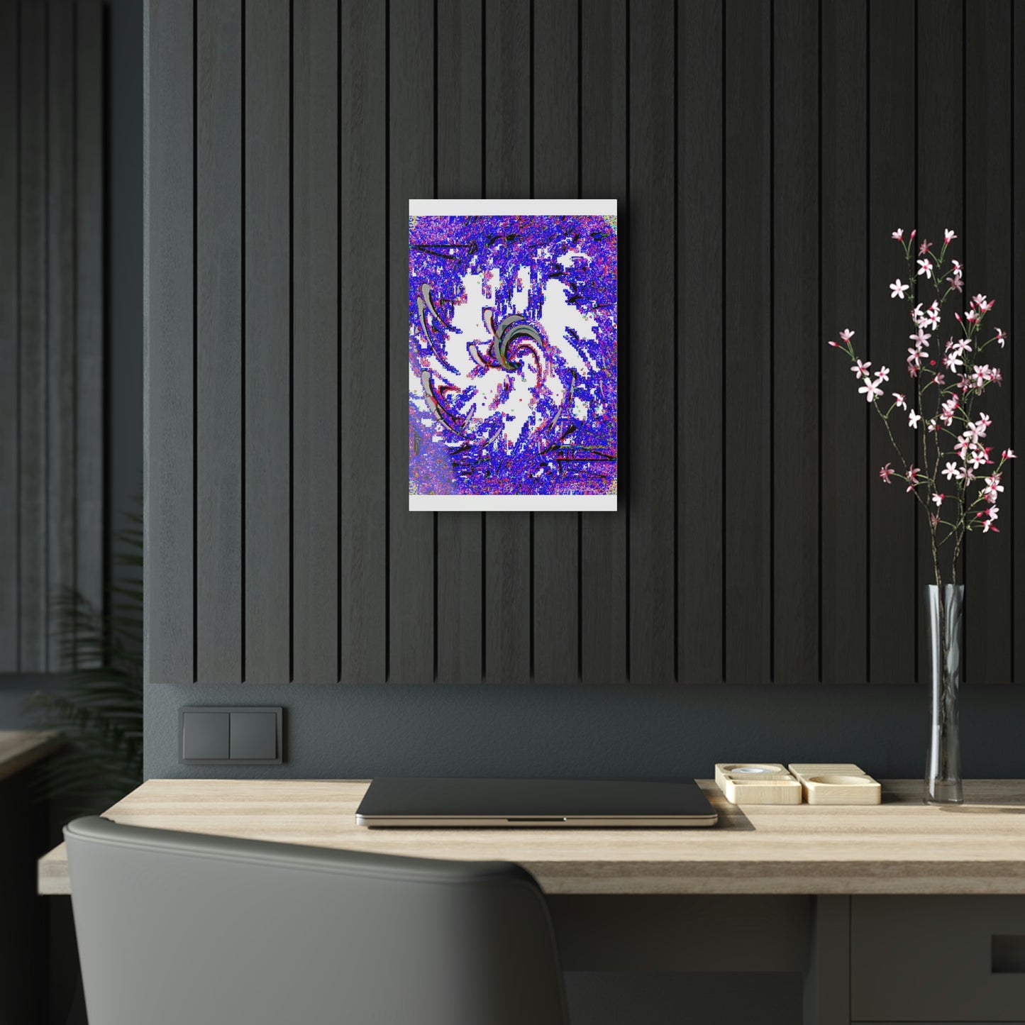 Acrylic Prints ... "Waning Moon" ... Central Idaho ... October 2022 ... Rendering Time: 22 Hours ... Original Works ...