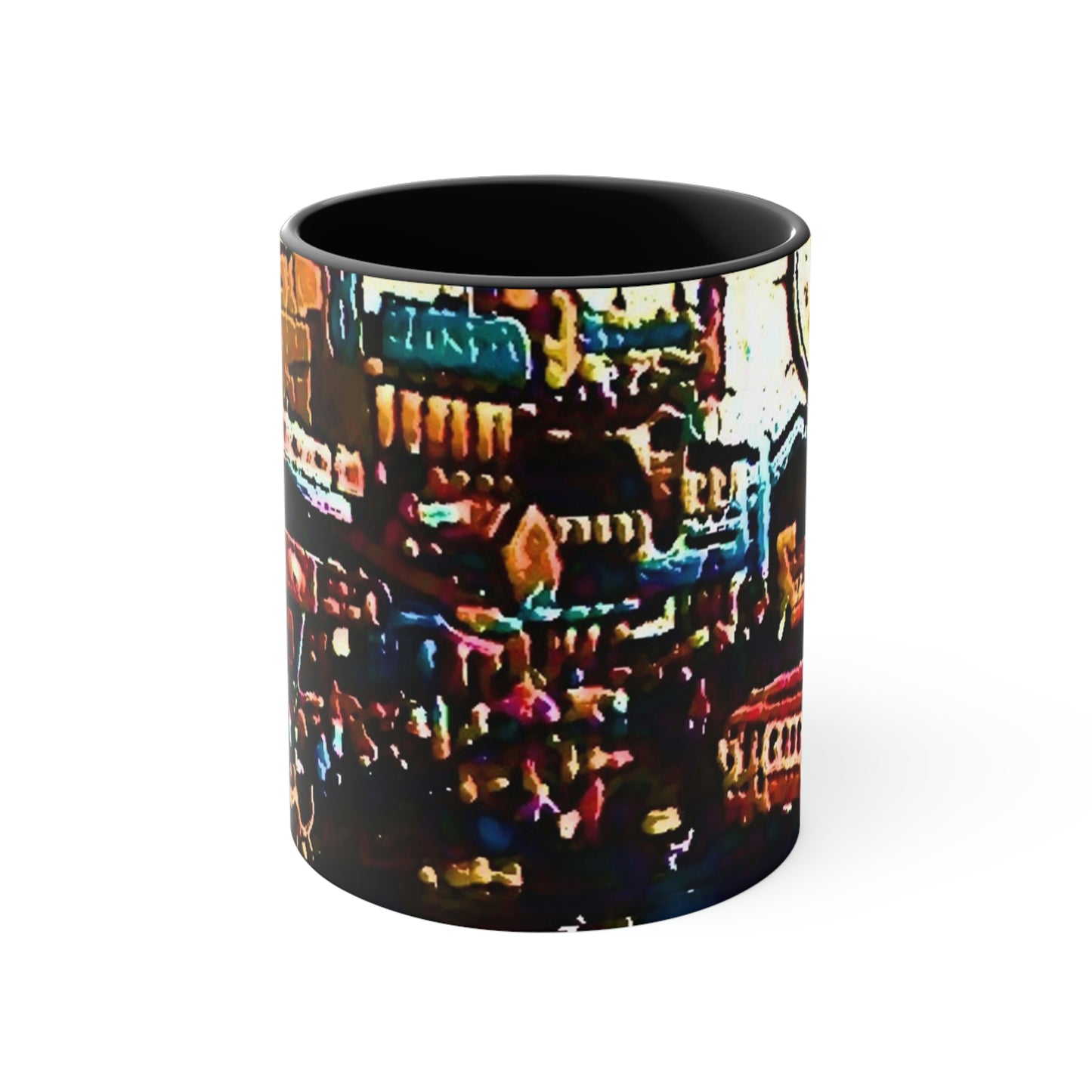 Accent Coffee Mug, 11oz ...  "No.9 Fishermen's Grotto - Fishermen's Wharf, SF, California" ... Family Archives: 1970's ... Original Works ...