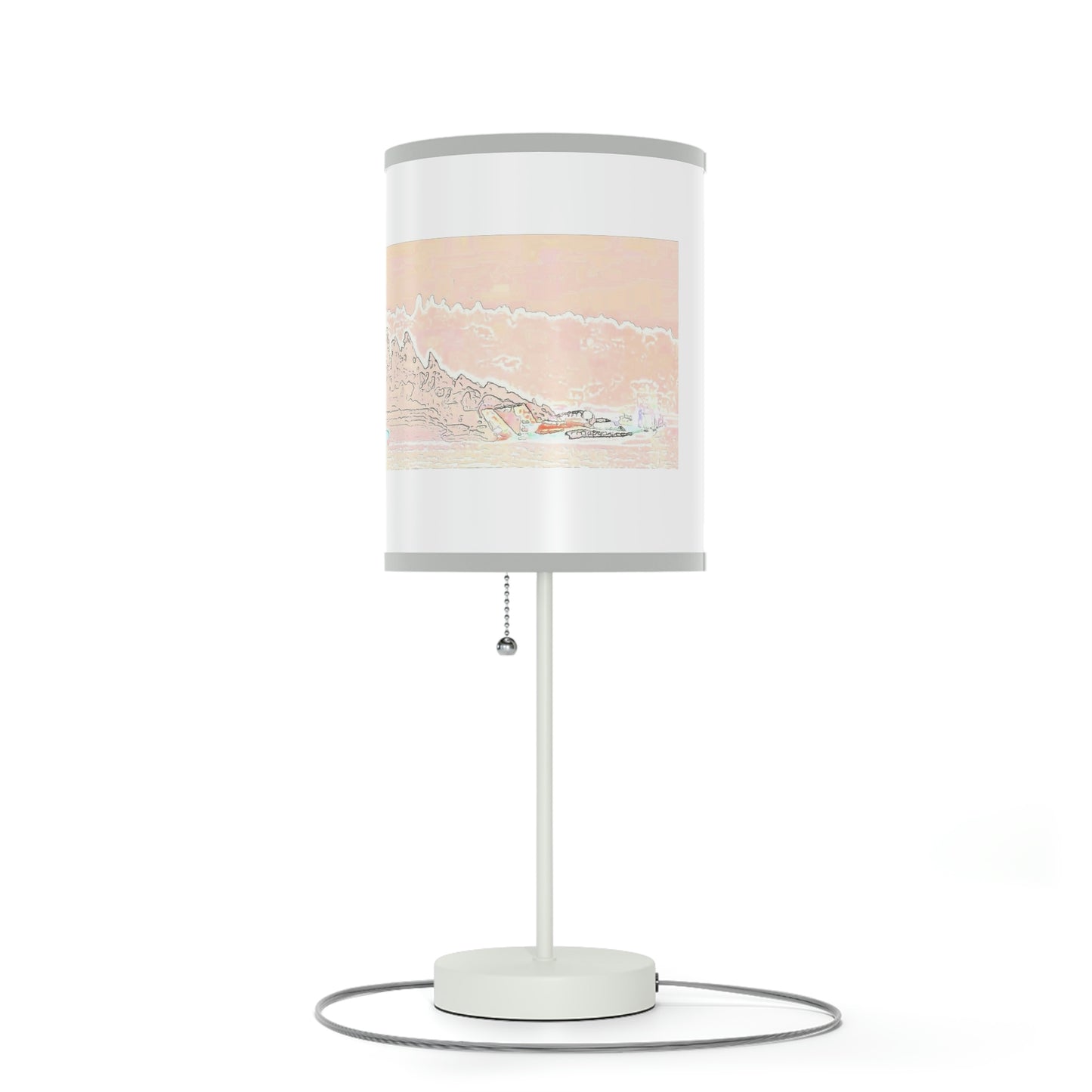 Lamp on a Stand, US|CA plug ... Seattle Columbia Cup On Lake Washington ... "Dave Wilcox Heads For The Win" ... Associate Gift-Photo ... Original Works ...