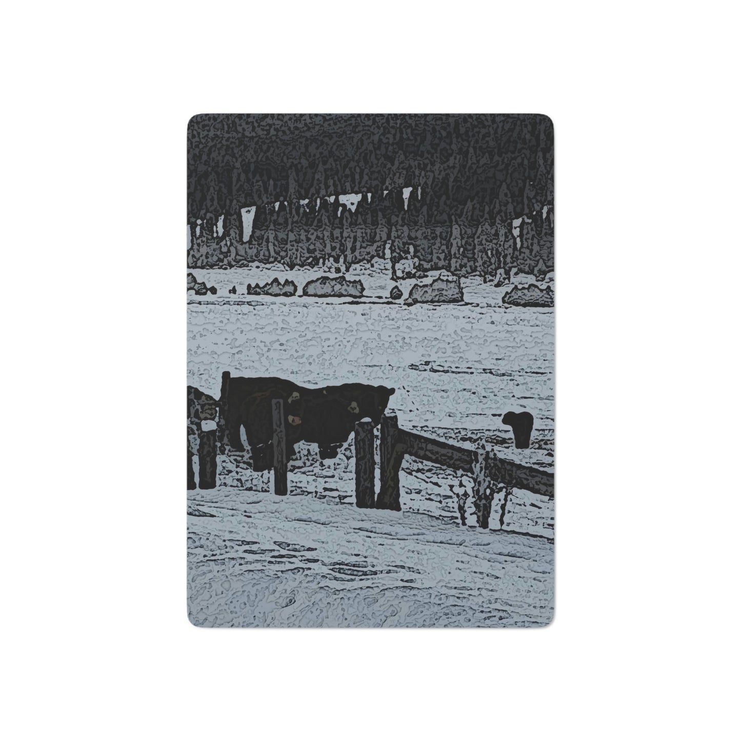 Custom Poker Cards ... A Quiet Morning ... "Along The Red River & Nature Preserve Plateau" ... Jan23 ... Original Works ...