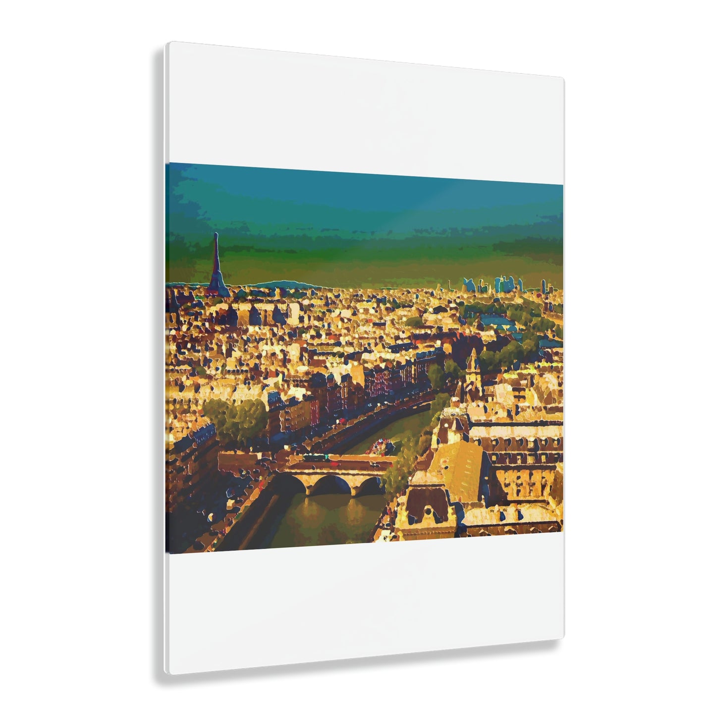 Acrylic Prints ... Au Paris ... "Along The River Seine" ... Barbara Joan Bonnel-Holt: 1972 ... Original Works ...