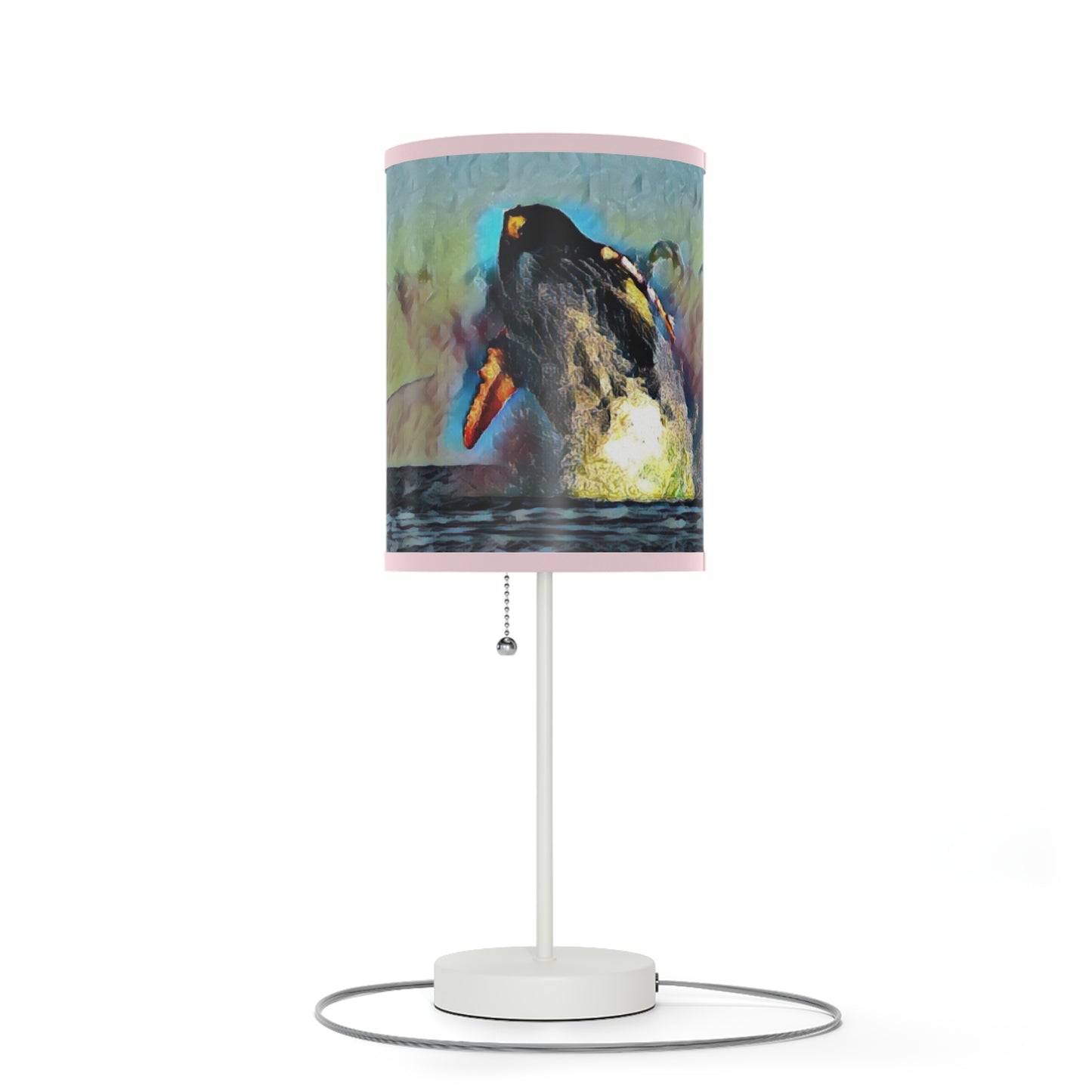 Lamp on a Stand, US|CA plug ... An Extraordinary Humpback Breach ... 'With Explosive Energy' ... Family Archives (KPH) ... Circa: 21st Century. Maui, HI ... Original Works ...