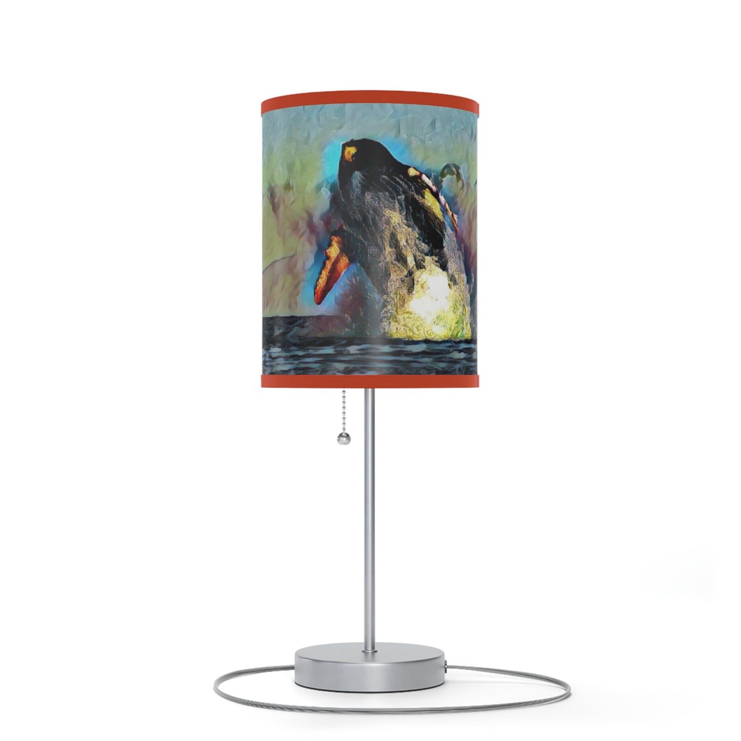 Lamp on a Stand, US|CA plug ... An Extraordinary Humpback Breach ... 'With Explosive Energy' ... Family Archives (KPH) ... Circa: 21st Century. Maui, HI ... Original Works ...