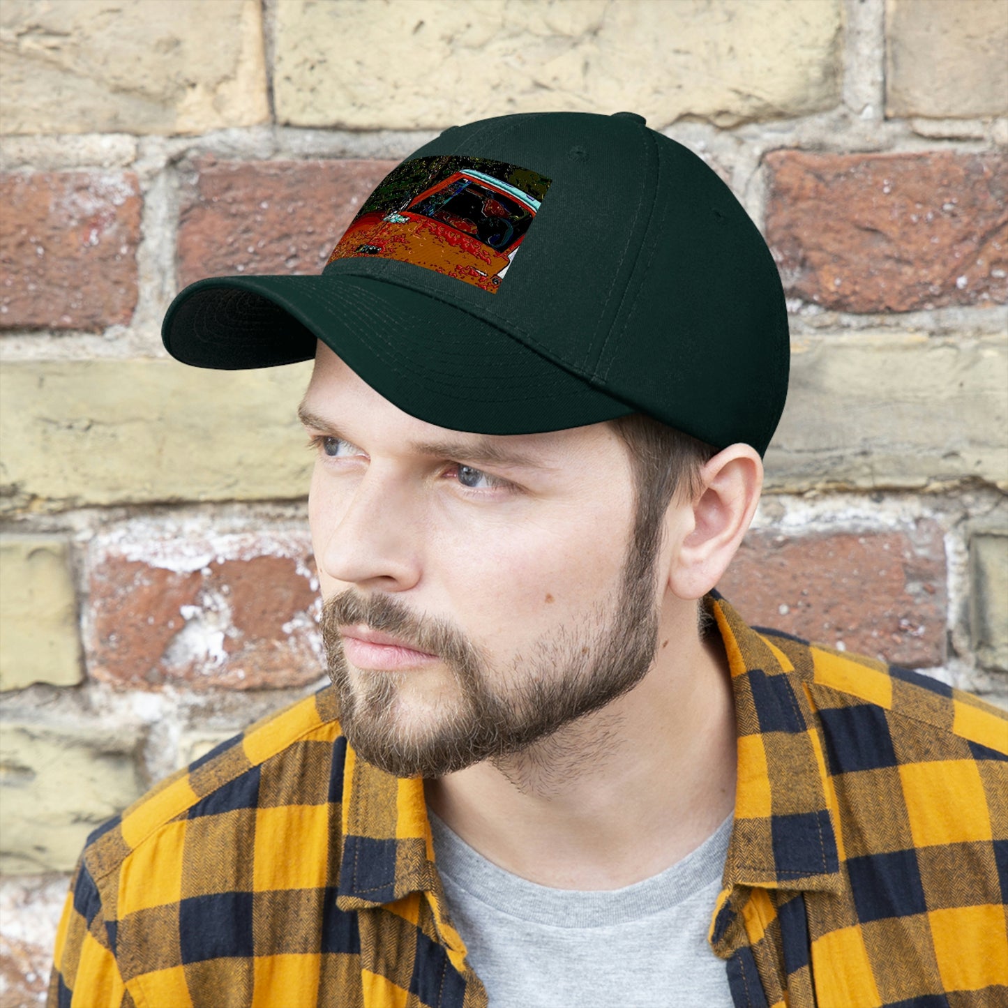 Unisex Twill Hat ... How-To-Drive-Idaho's-Mountain_Roads ... "Like A Professional" ... "Truckin' Like The Doo-Dah-Man" ...