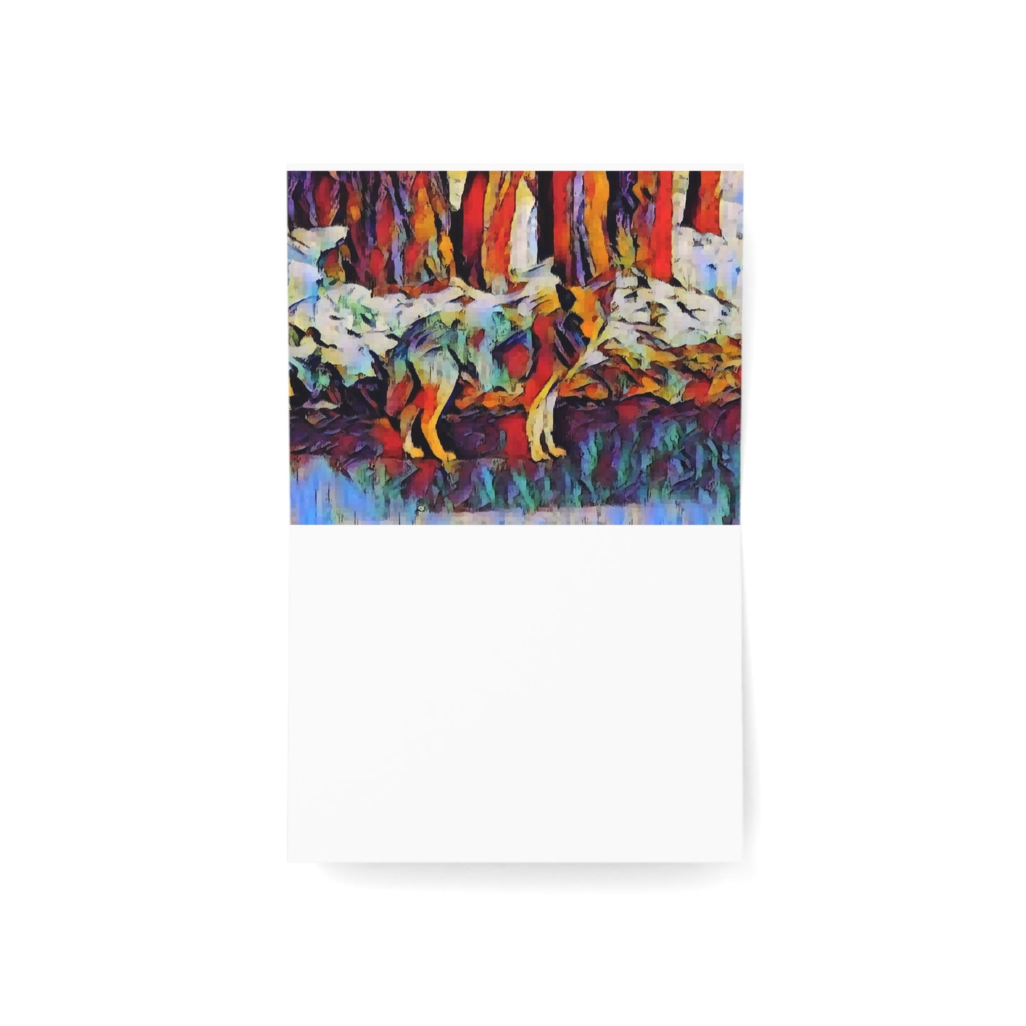 Greeting Cards (1, 10, 30, and 50pcs) ... Coyote ... "Yosemite Valley: Circa May23 ... KPH Base Photo" ... Original Works ...