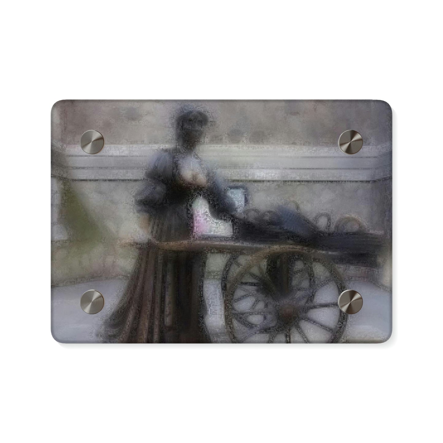 Acrylic Wall Art Panels ... Dublin's "Molly Malone Along Grafton Street" ... Cryin' Cockels & Muscles Alive-Alive-Oh ... Circa 2003 ... Original Works ...