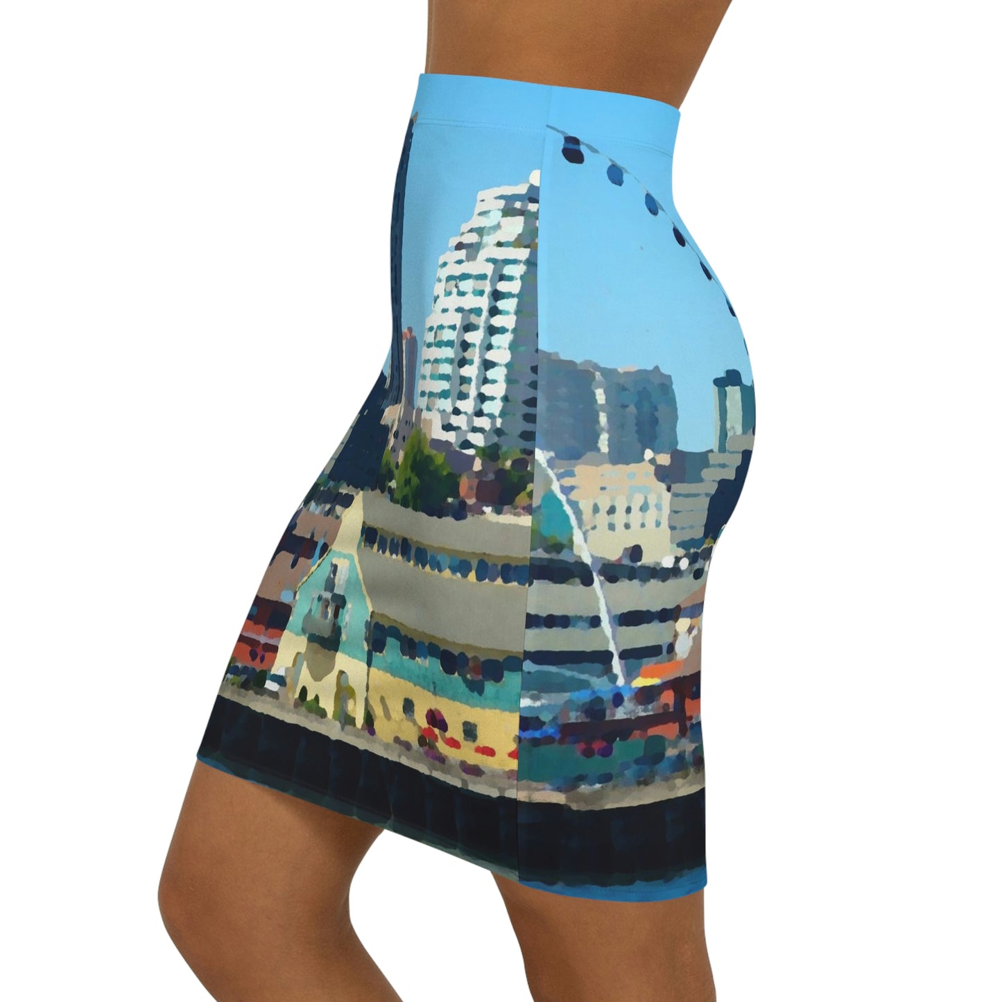 Women's Mini Skirt ... That Classic Wheel ... 'Seattle's Wheel' ... & Old Classic Waterside Vendors ...  'Family Archives' ... Original Works ...