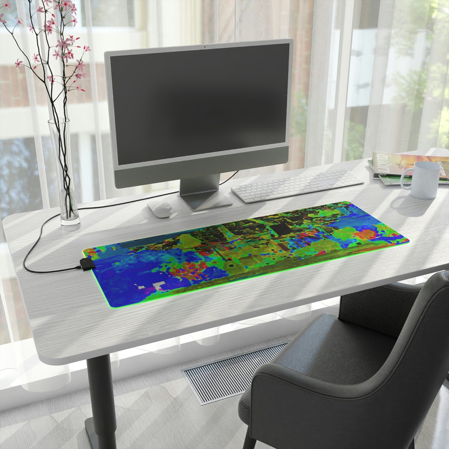 LED Gaming Mouse Pad ... "Lombard Street San Francisco, CA, USA" ... Family Archives 1970's ... Original Works ...