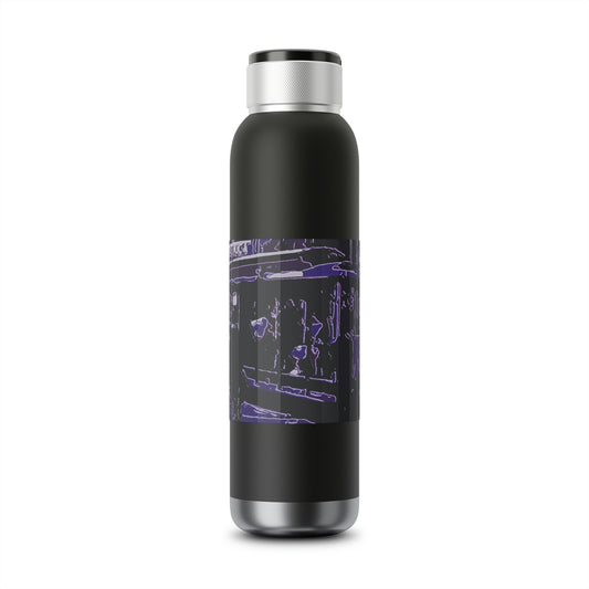 Soundwave Copper Vacuum Audio Bottle 22oz ... San Francisco ... 'Rice-A-Roni-A-San Francisco Treat' ... "A Cable Car Classic" ... Family Archives: 1973 ... Original Works ...