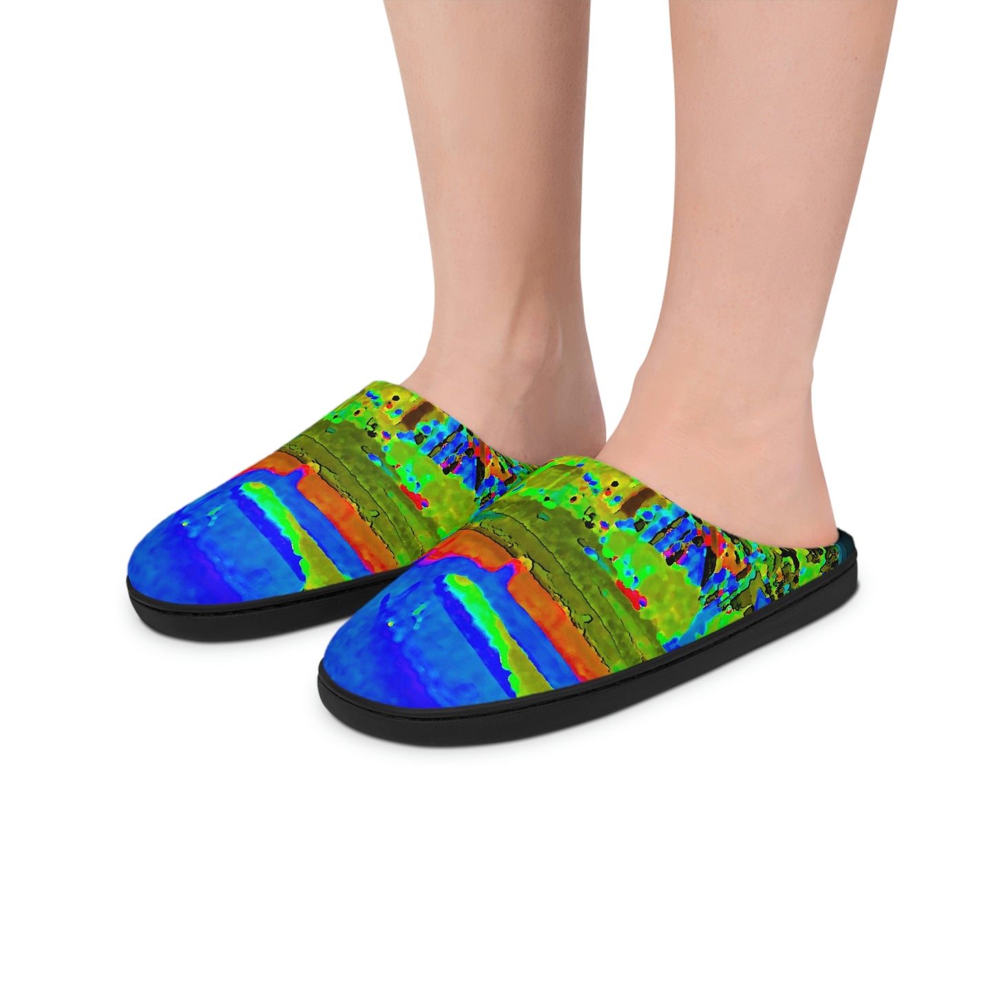 Men's Indoor Slippers ..."Lombard Street San Francisco, CA, USA" ... Family Archives 1970's ... Original Works ...
