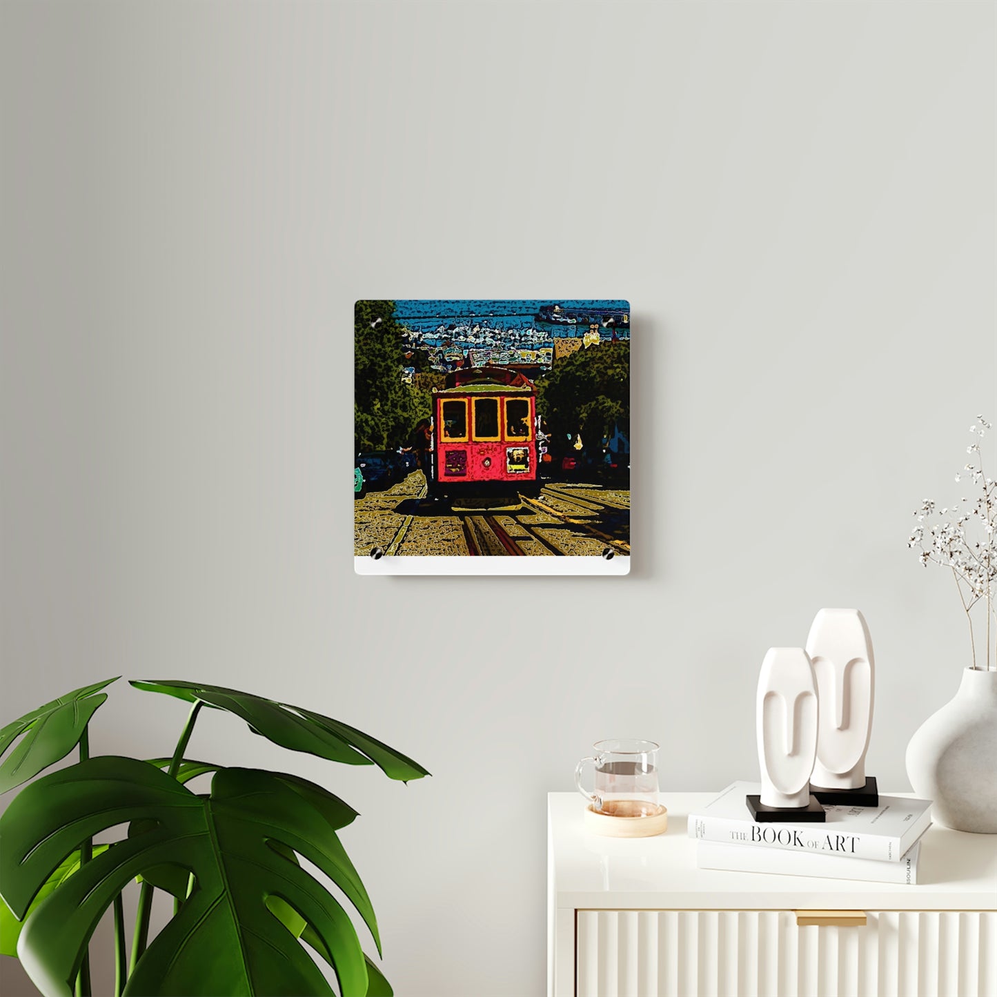 Acrylic Wall Art Panels ... San Francisco ... 'A Rice-A-Roni-A-San Francisco Treat' ... "A Cable Car Classic" ... Family Archives: 1973 ... Original Works ...