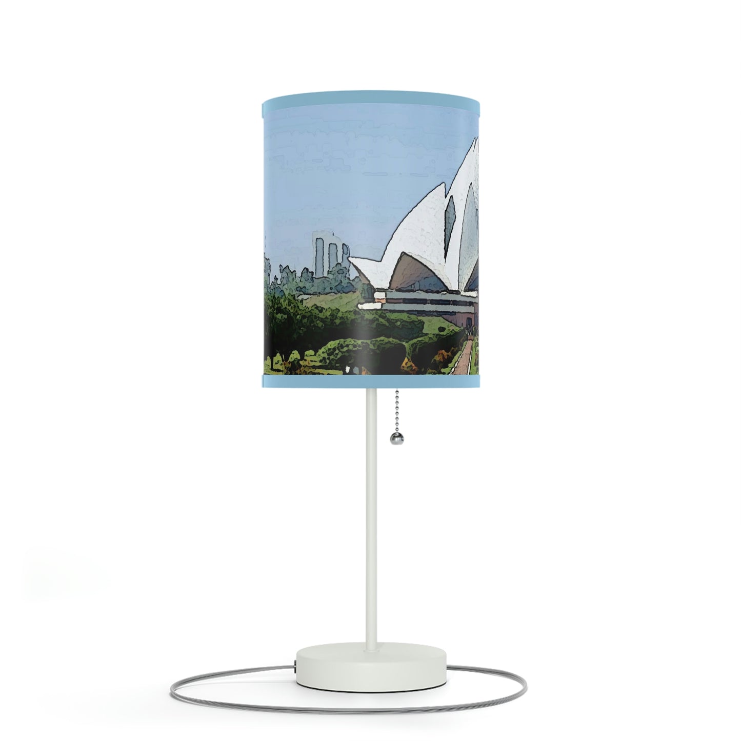 Lamp on a Stand, US|CA plug ... 'Bahai'i House-Of-Worship' ... "Lotus Temple: Delhi, India, 2008" ... Original Works ...