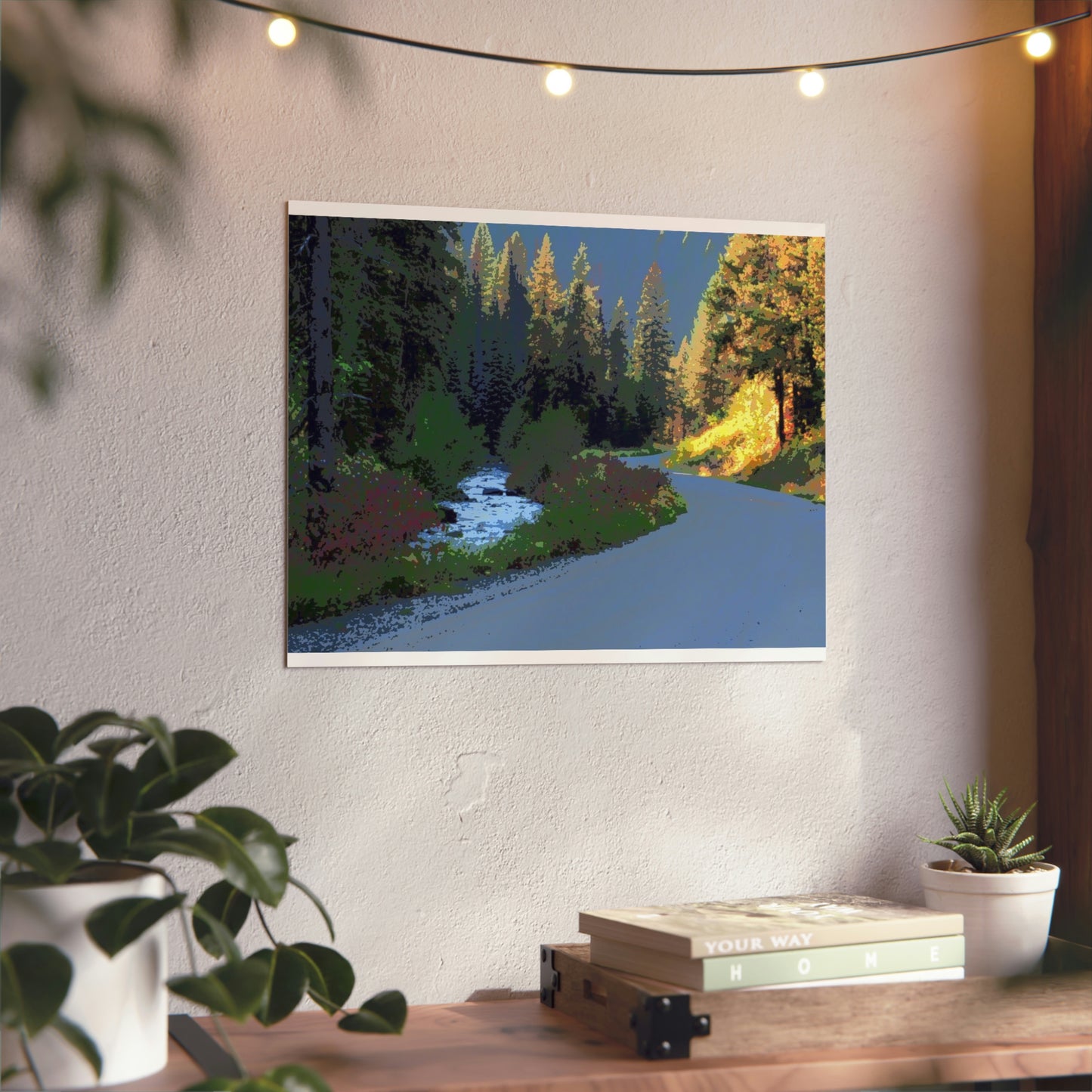 Aluminum Composite Panels ... A Mountain River ... A Mountain Road ... "Parallels That Follow Their Mutual Journeys ..." ... Red River, Idaho ... Autumn 2022 ... Original Works ...
