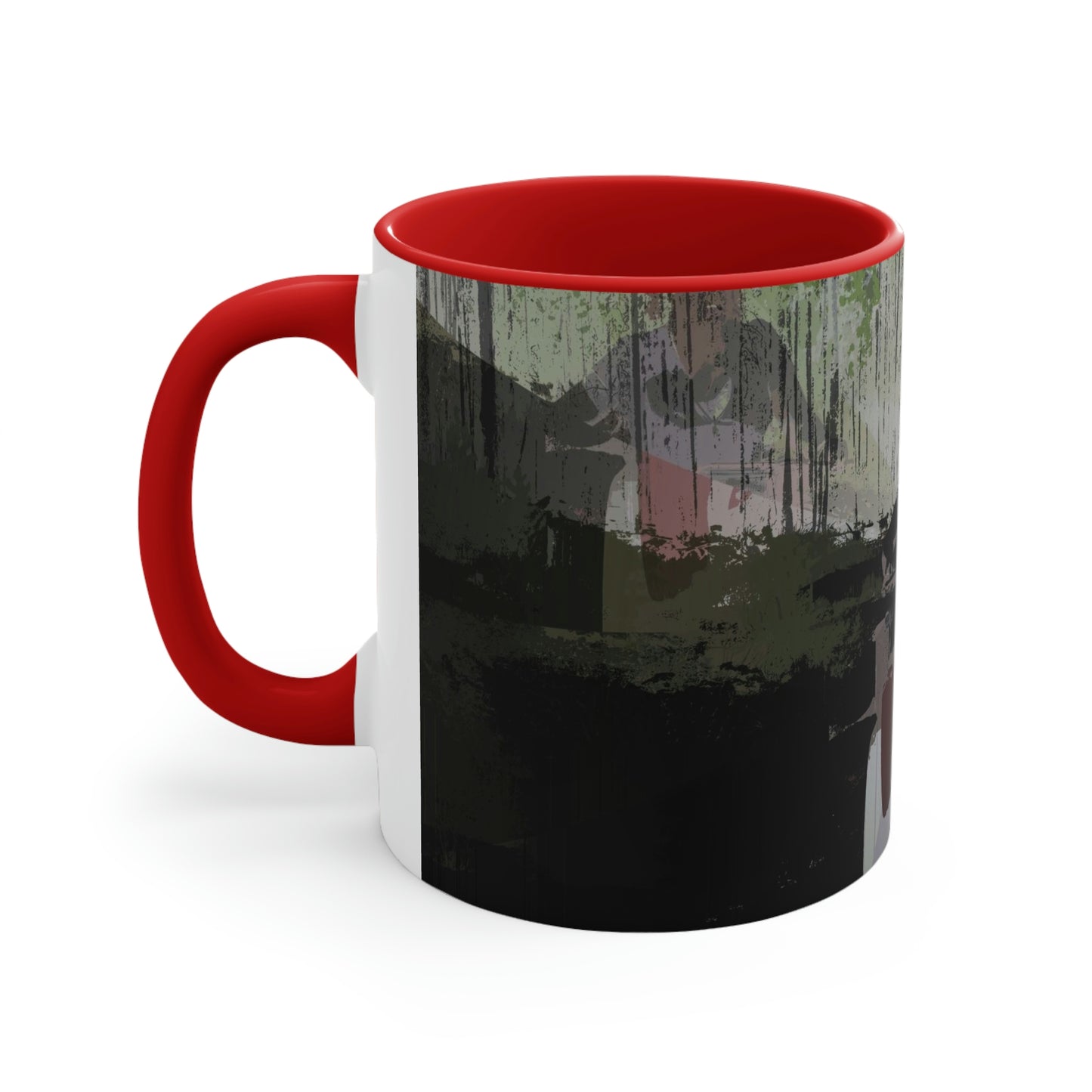 Accent Coffee Mug, 11oz ... 3-Wheeln' N' Groovin The Mountain Roads ... Central Idaho ... Original Works ...