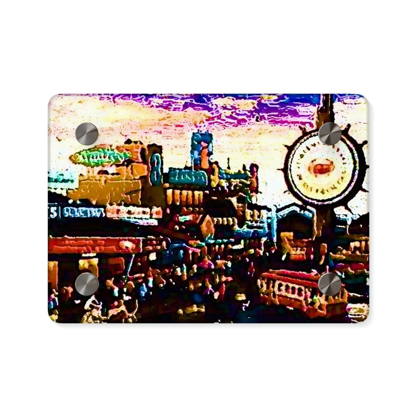 Acrylic Wall Art Panels ... "No.9 Fishermen's Grotto - Fishermen's Wharf, SF, California" ... Family Archives: 1970's ... Original Works ...