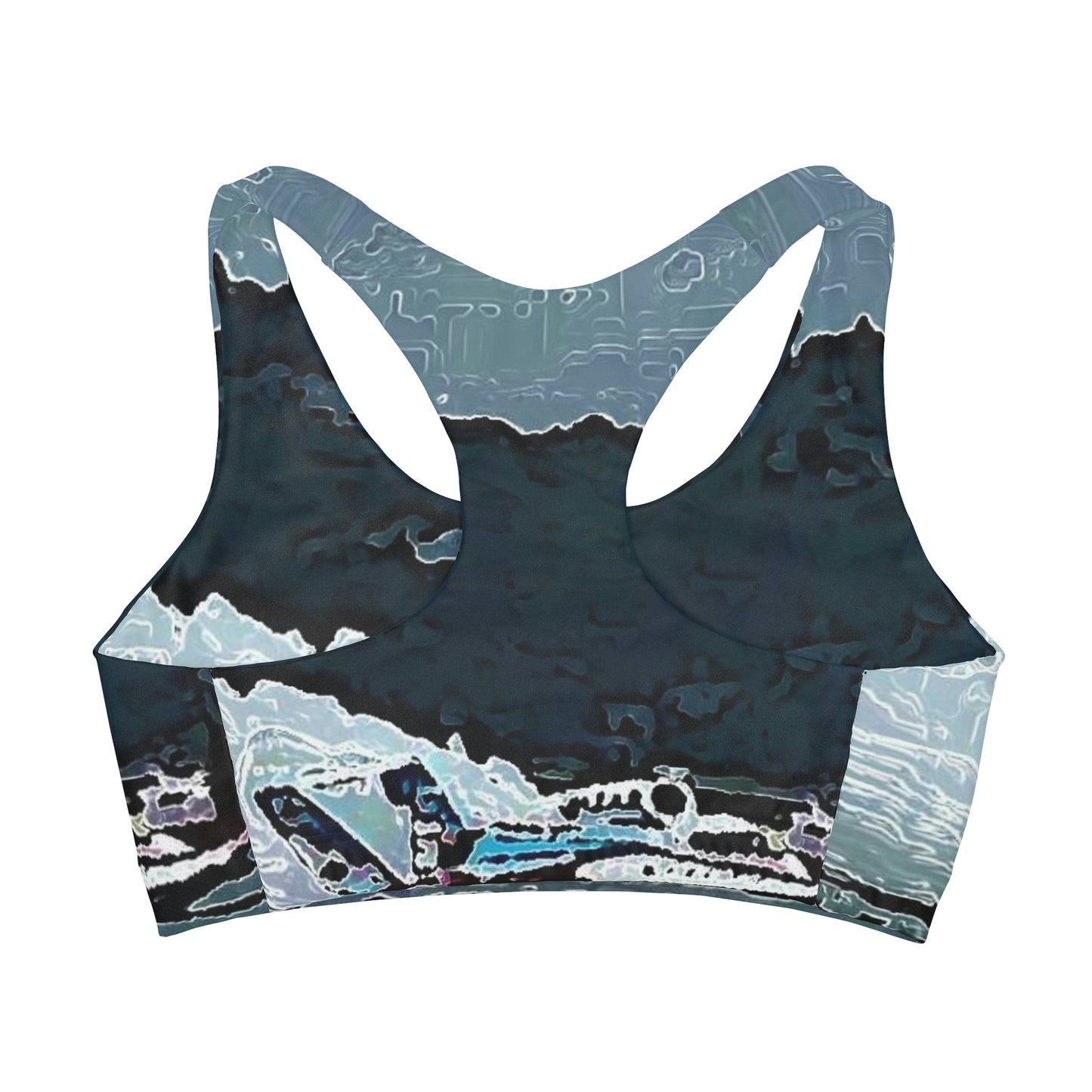 Girls' Double Lined Seamless Sports Bra ... Seattle Columbia Cup On Lake Washington ... "Dave Wilcox Heads For The Win" ... Associate Gift-Photo ... Original Works ...