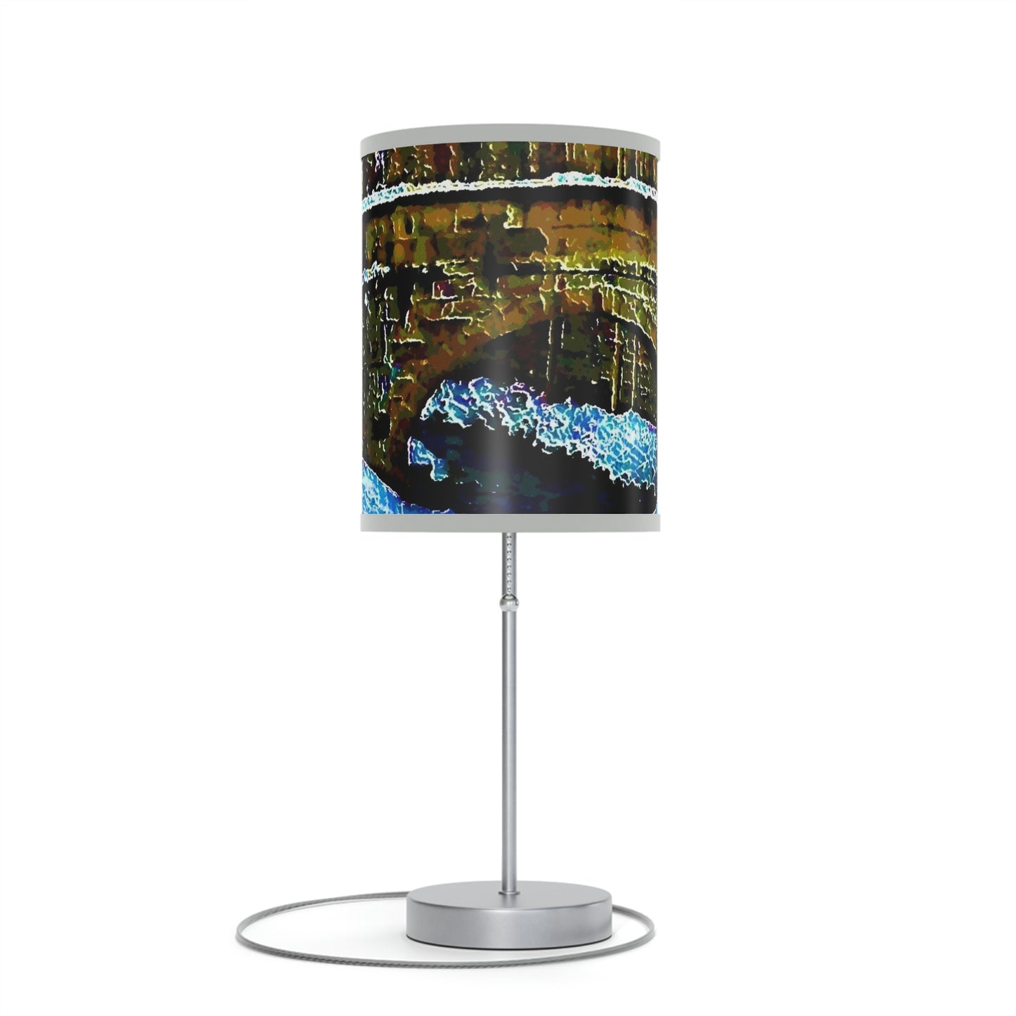 Lamp on a Stand, US|CA plug ... Walikng The Streets & Alleys ... 'Strolling The Canals ... '  ... Original Works  ...