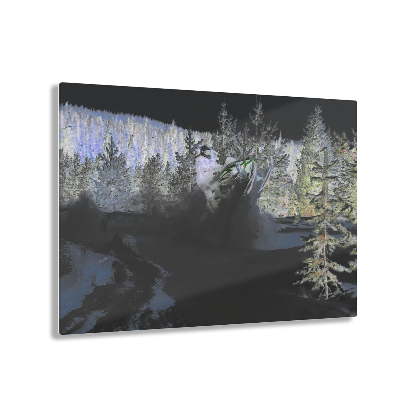 Acrylic Prints ... "No Time 'Like-Air-Time' ..." ... A True Master At His Craft ... December 2022, Rhett Creek, Idaho ... Original Works ...