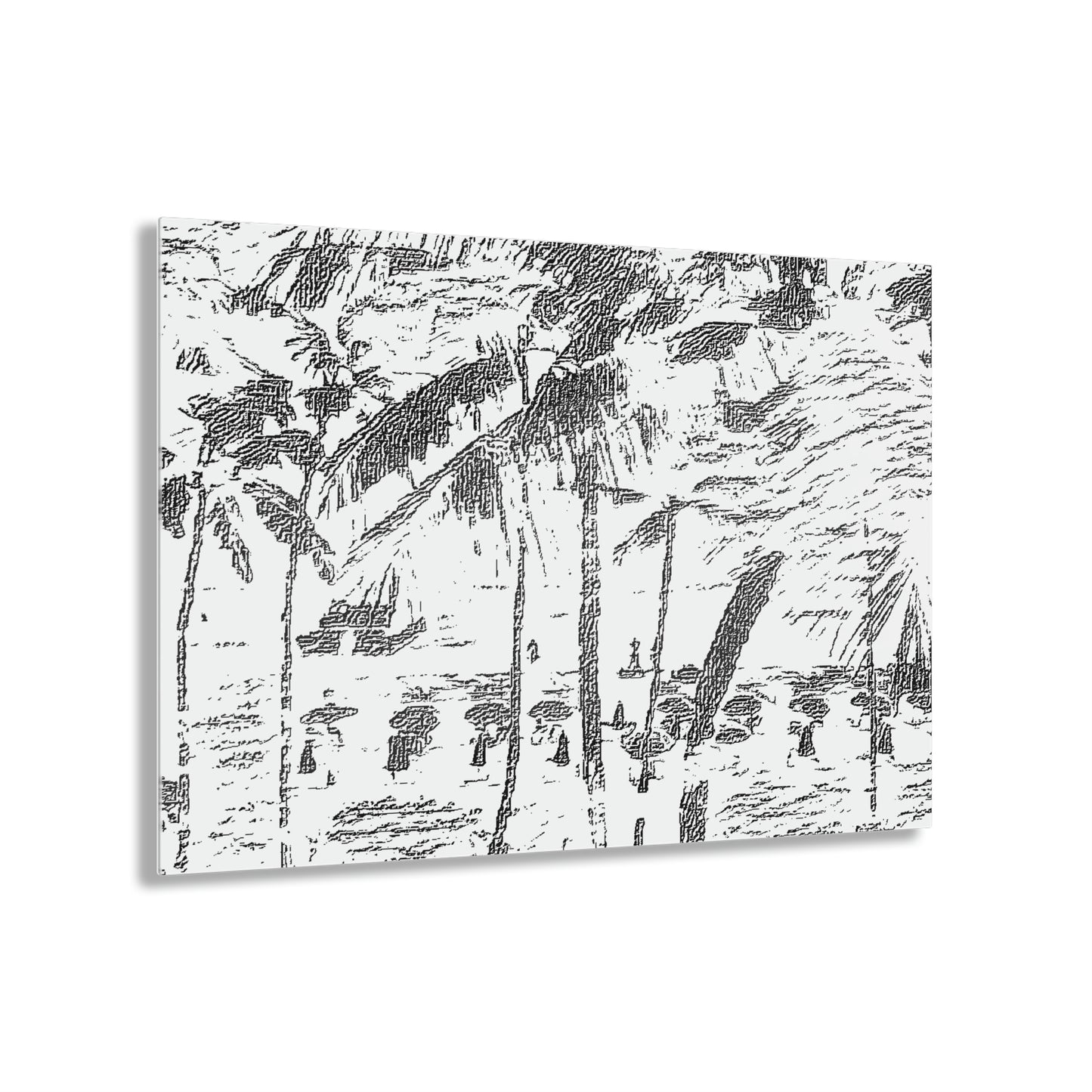 Acrylic Prints ... "The Royal Hawai'ian: Waikiki Beach_Beach" ... Honolulu, HI ... Ocotber 2014 (Halloween) ... Original Works ...